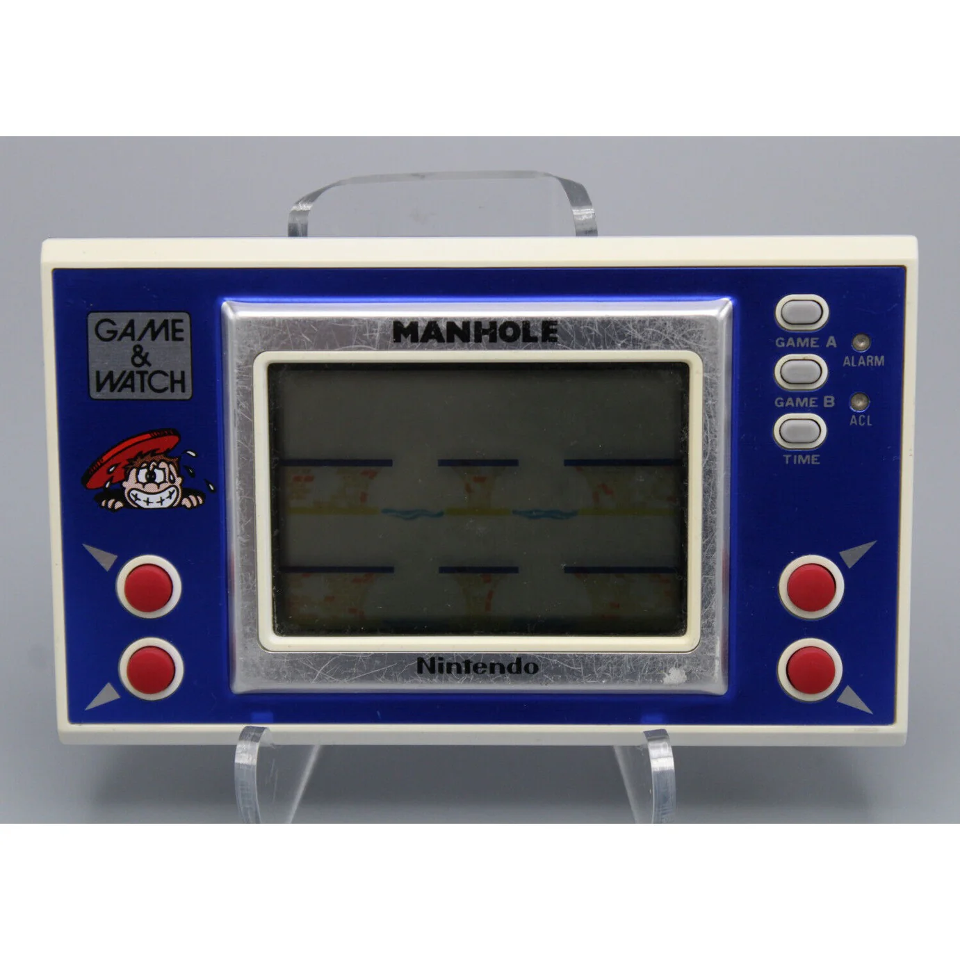 1983 Nintendo Game & Watch Manhole NH-103 Handheld Game Working w/ Battery Door - Image 2