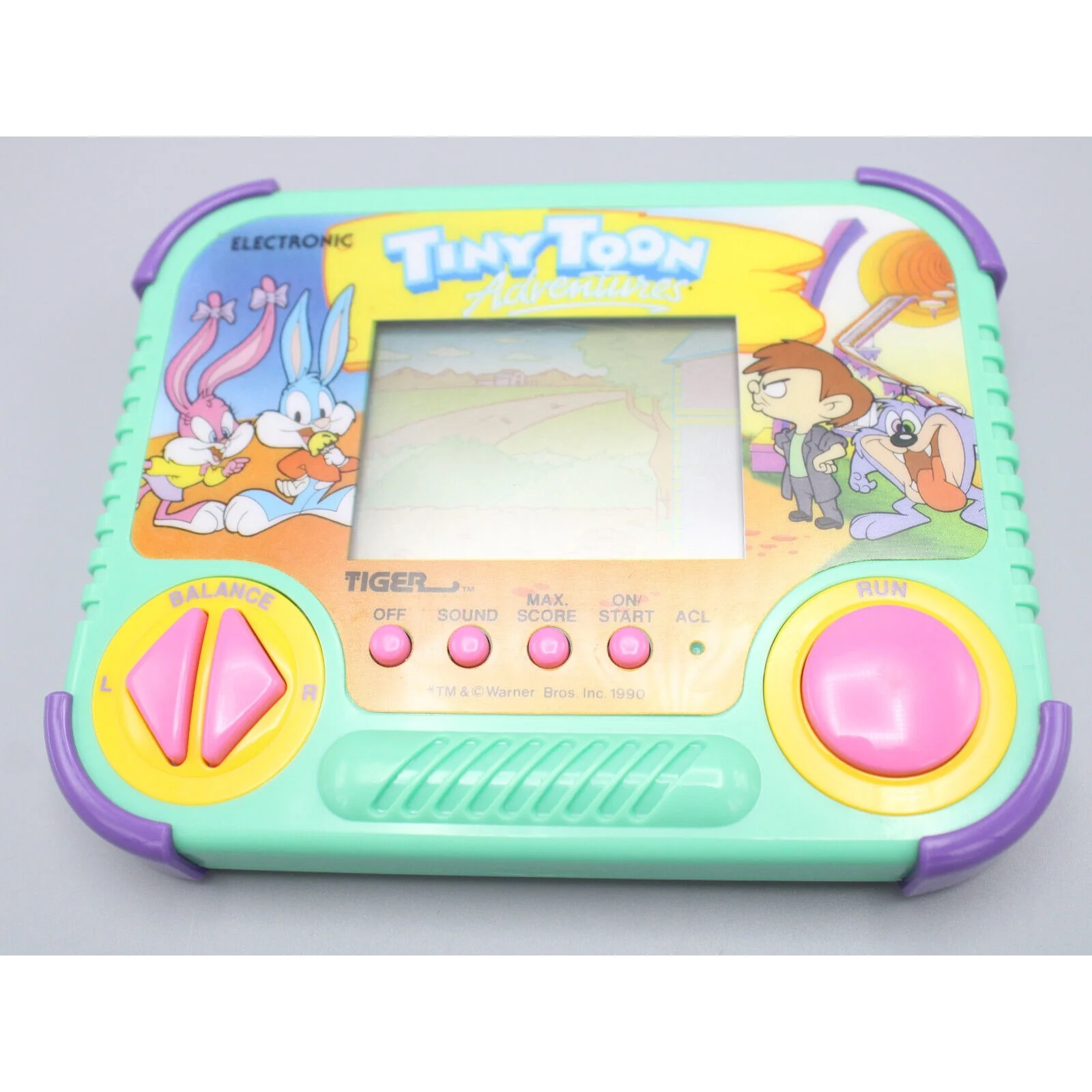 1991 Tiger Electronic Tiny Toon Adventures Handheld LCD Game Open Packaging MIB - Image 7