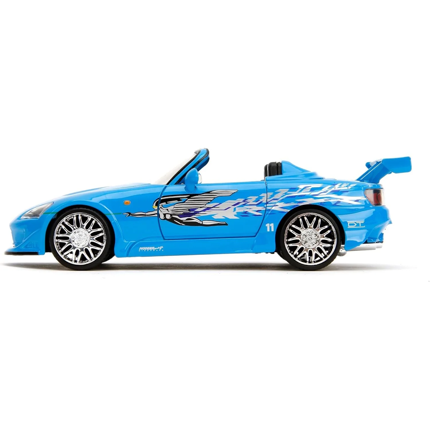 Fast & Furious Honda S2000 (Mia's Blue Design) - 1/24 Scale Die-Cast Car - Jada Toys - Image 6