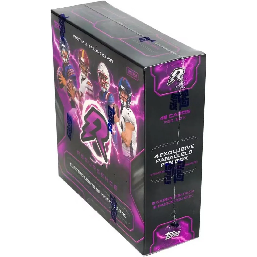 2024 Resurgence Football Mega Box - 6 Packs, 48 Trading Cards - Topps - Image 9