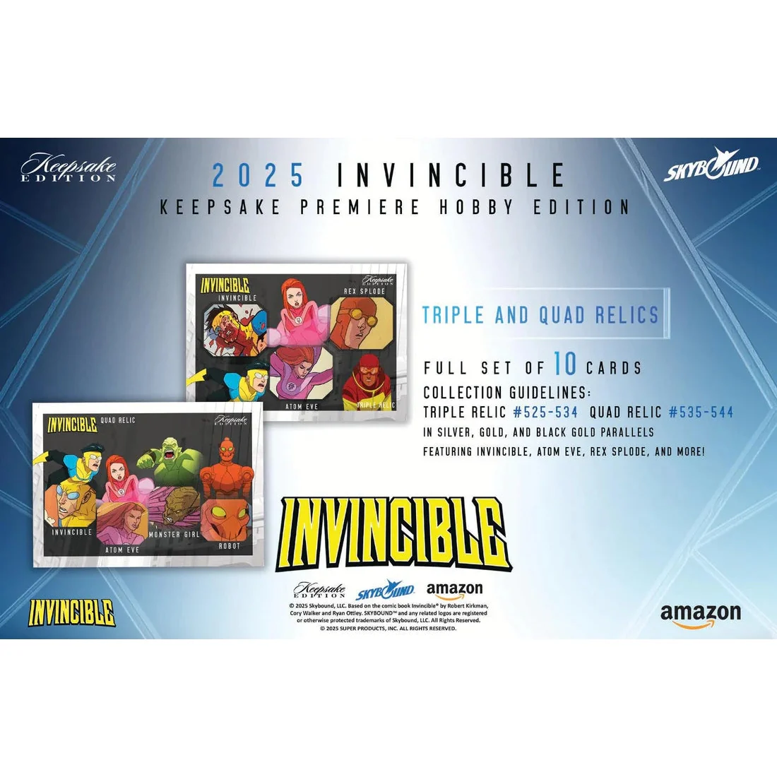 2025 Invincible Season 1 Keepsake Premier Edition Hobby Box - Skybound - Image 11
