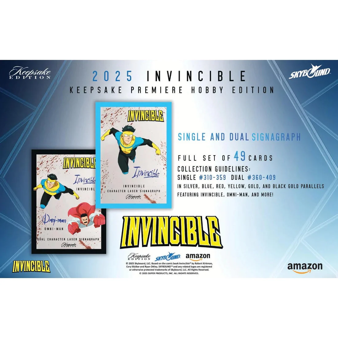 2025 Invincible Season 1 Keepsake Premier Edition Hobby Box - Skybound - Image 13