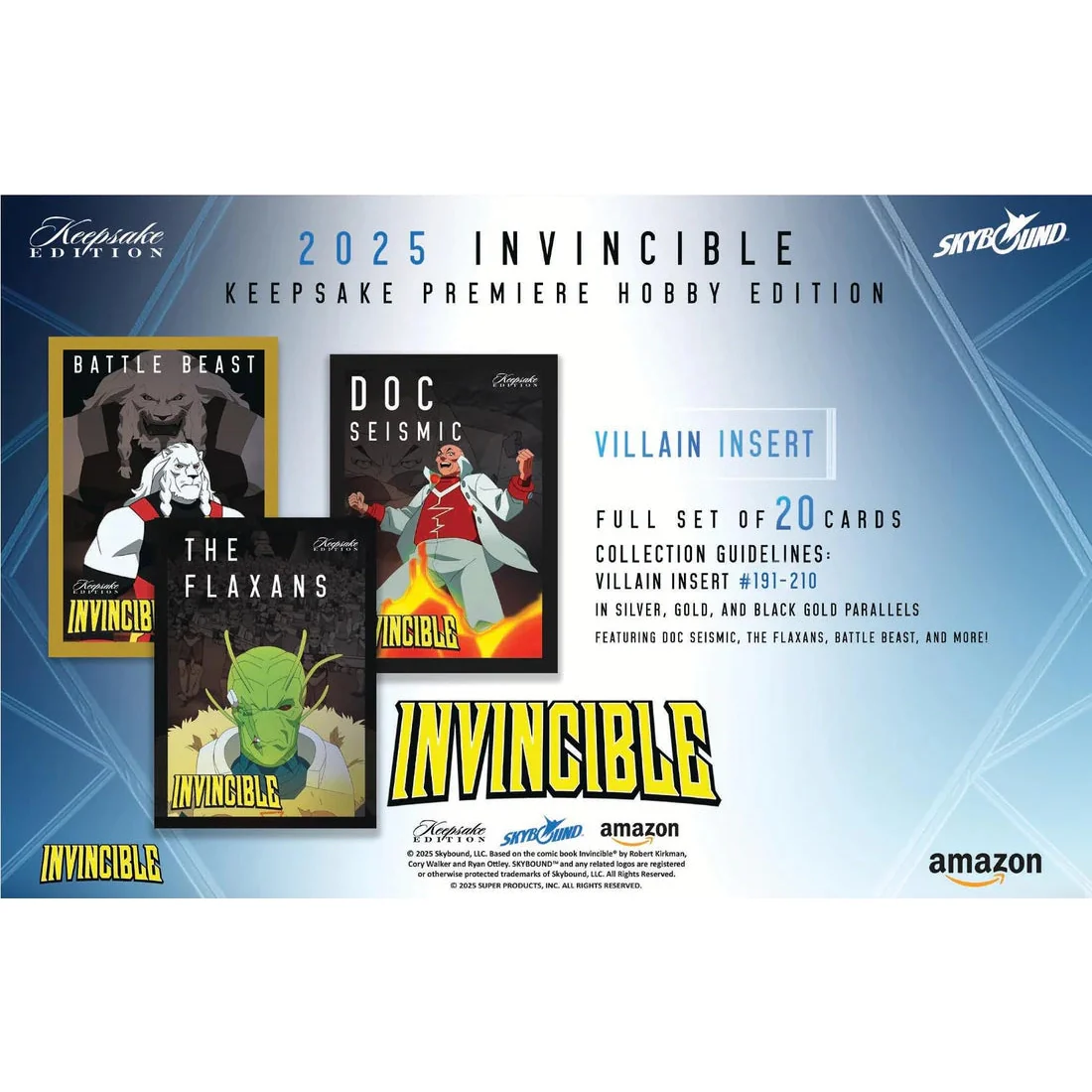 2025 Invincible Season 1 Keepsake Premier Edition Hobby Box - Skybound - Image 23