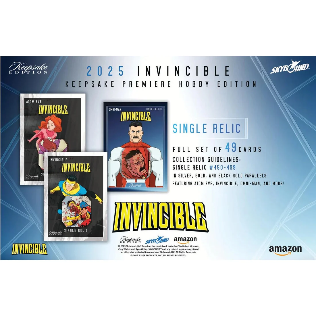 2025 Invincible Season 1 Keepsake Premier Edition Hobby Box - Skybound - Image 9