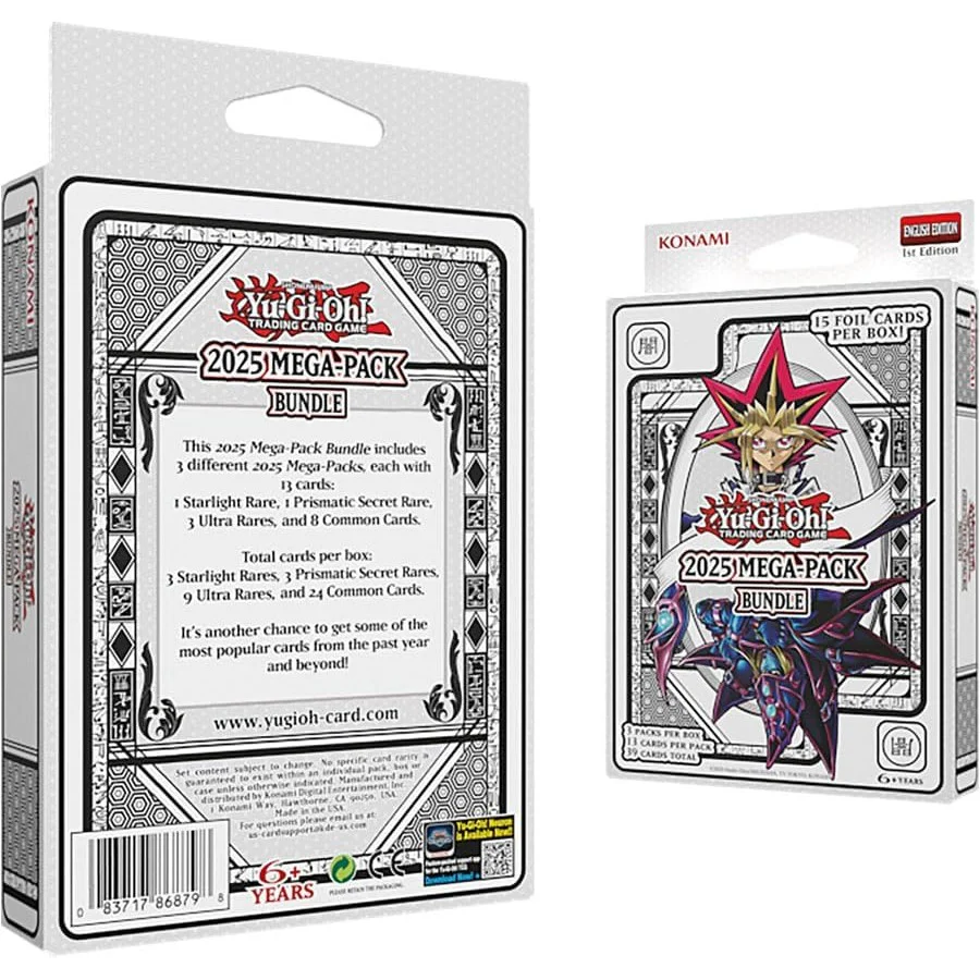 Yu-Gi-Oh! CCG 2025 Mega Pack Bundle - 1 Box: 15 Foil Cards - Konami - Image 4