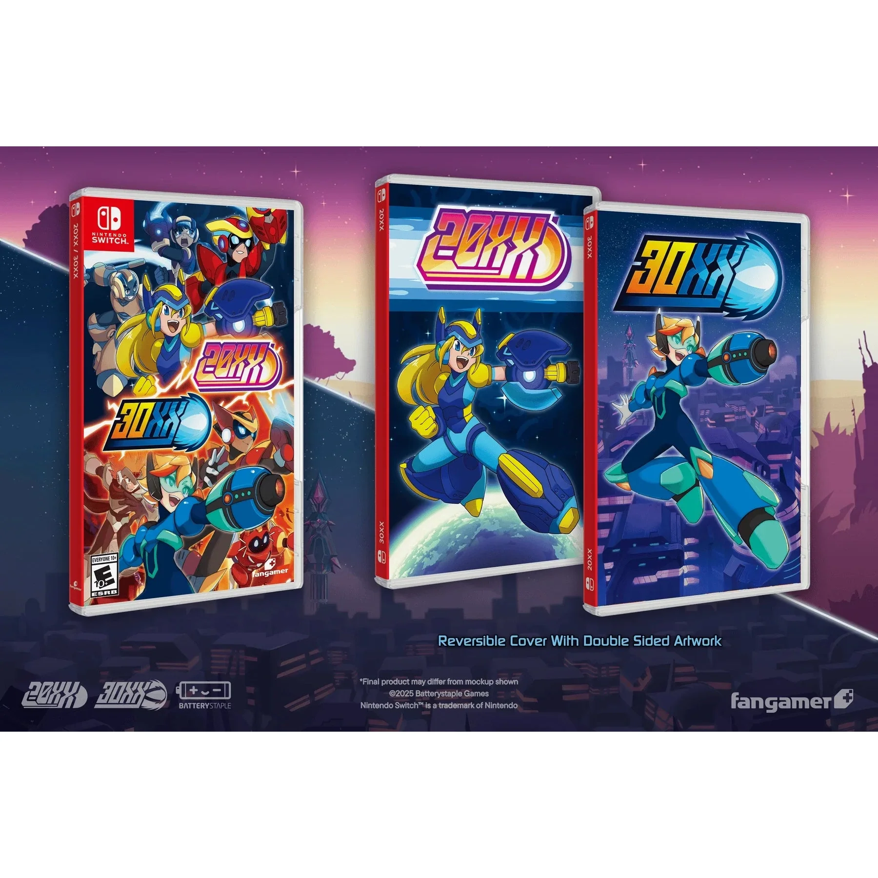 20XX/30XX - Nintendo Switch - Batterystaple, Fangamer - Image 3