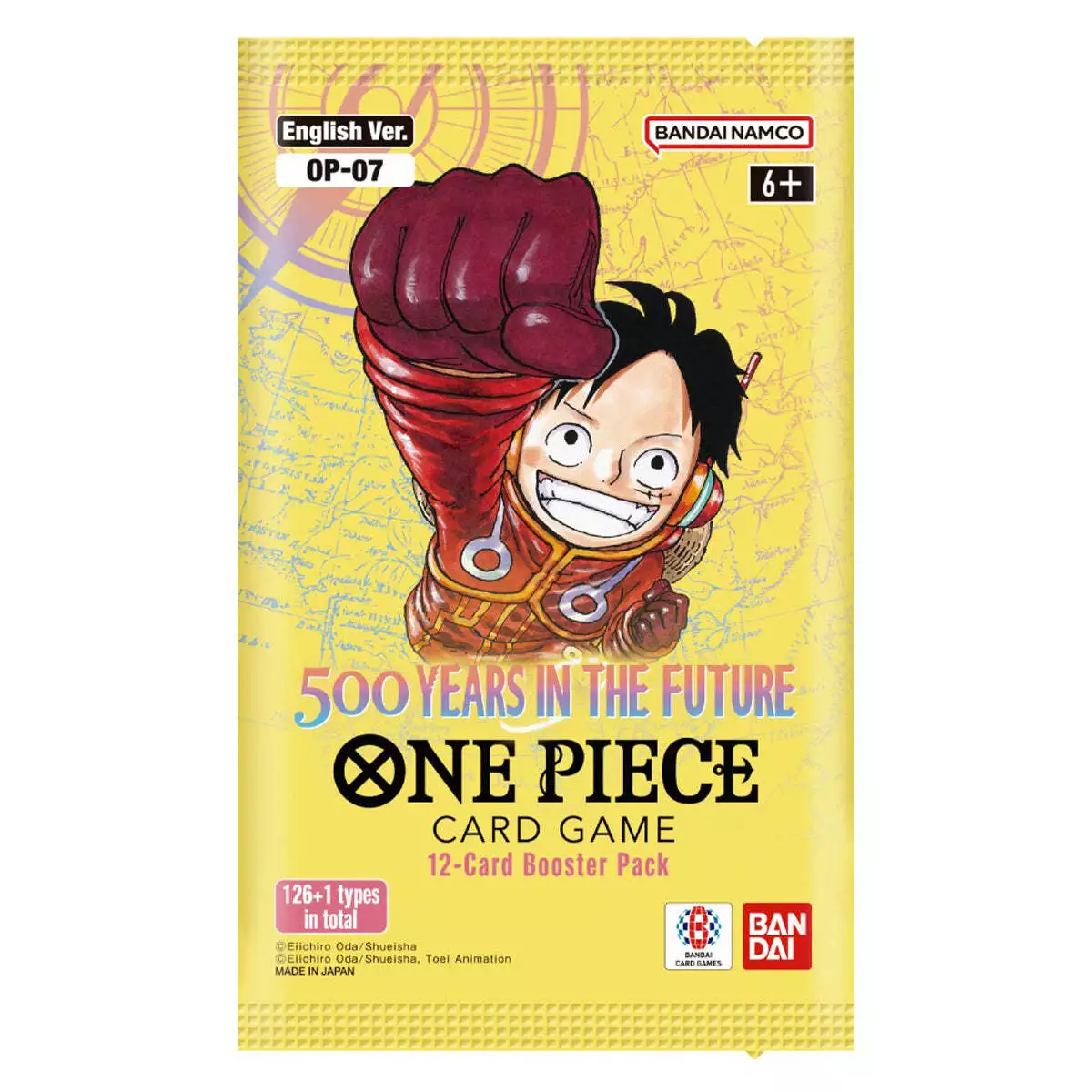 One Piece: 500 Years in the Future Card Game Booster Pack (12 Cards) - Bandai Namco - OP-07