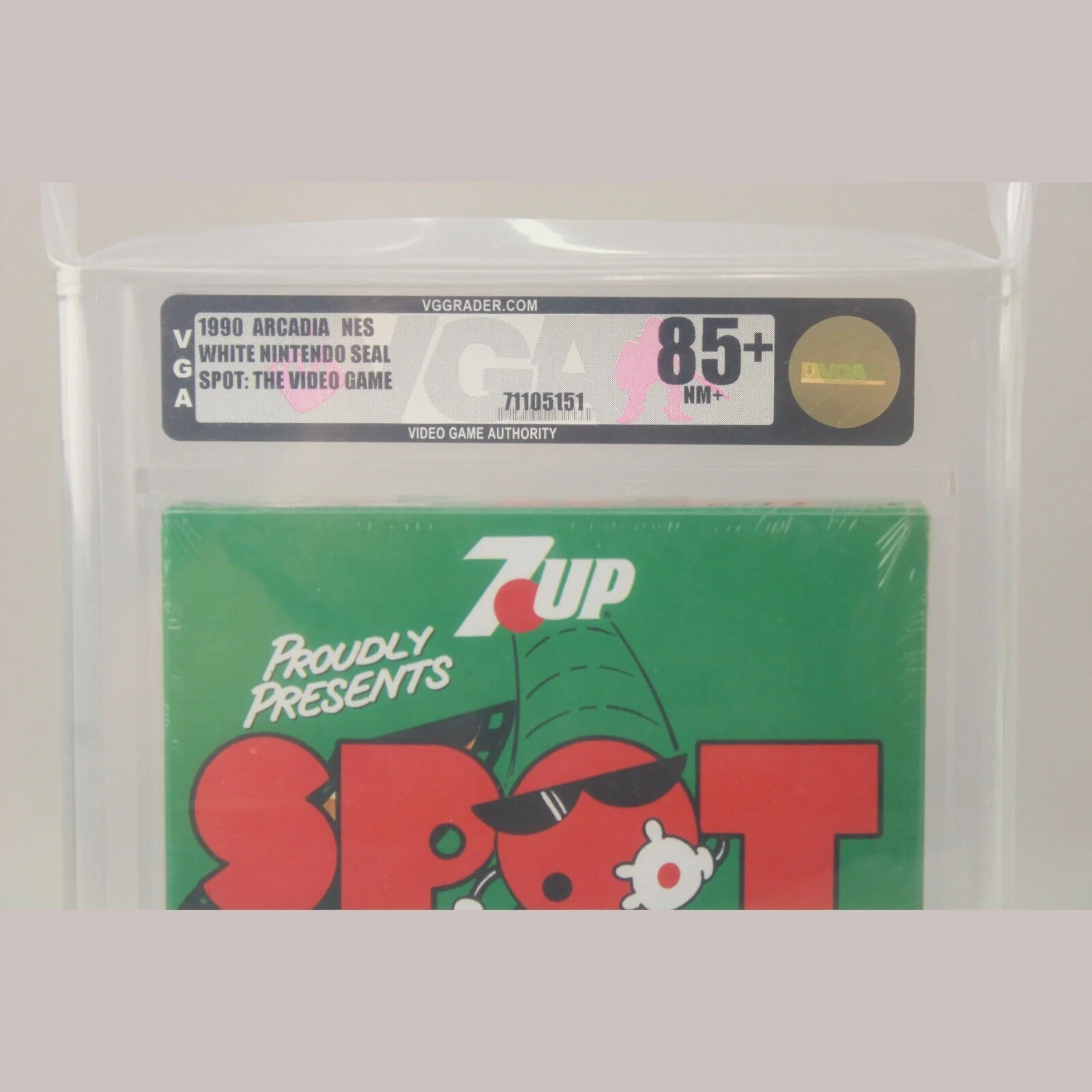 7 Up Spot: The Video Game Nintendo NES New Sealed VGA Graded Gold Level 85+ NM+ - Image 2