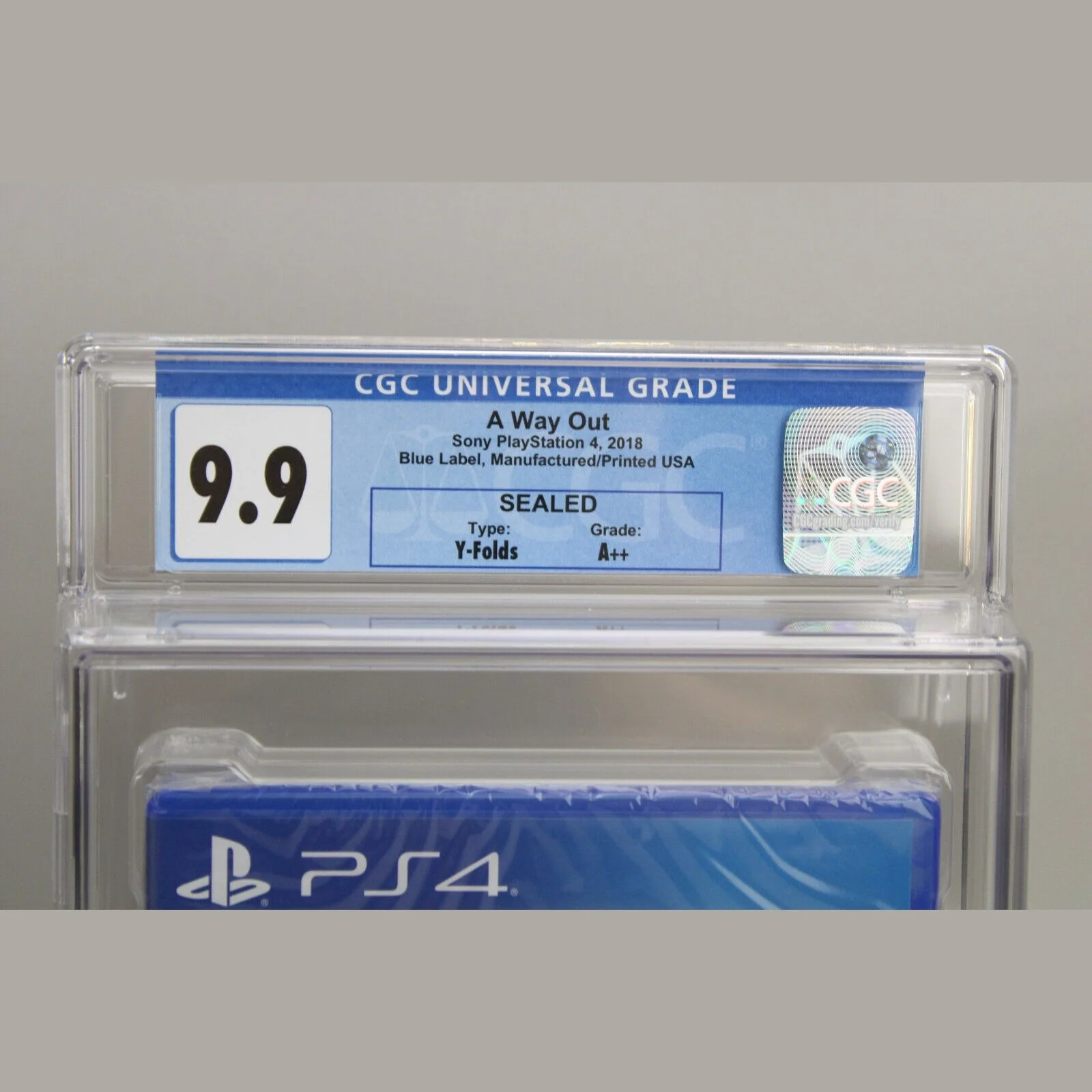 A Way Out Sony PlayStation 4 PS4 New Factory Sealed CGC Graded 9.9 A++ Flawless! - Image 2