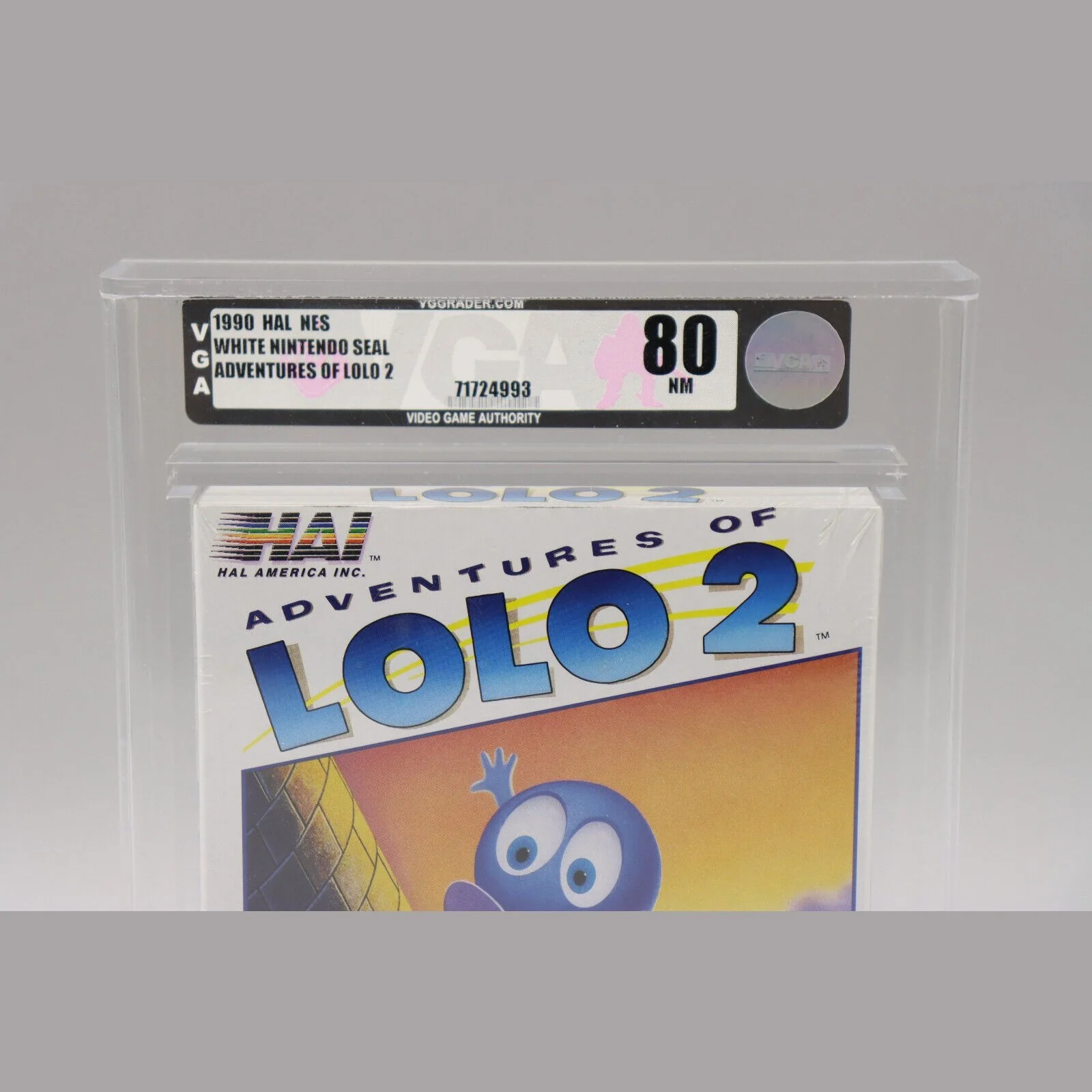 Adventures of Lolo 2 Nintendo NES 1990 Hal New Factory Sealed VGA Graded 80 NM - Image 2