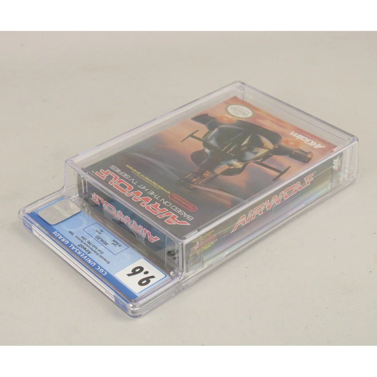 Airwolf Nintendo NES 1989 Acclaim New Sealed H-Seam CGC Graded 9.6 A+ VGA Wata - Image 6