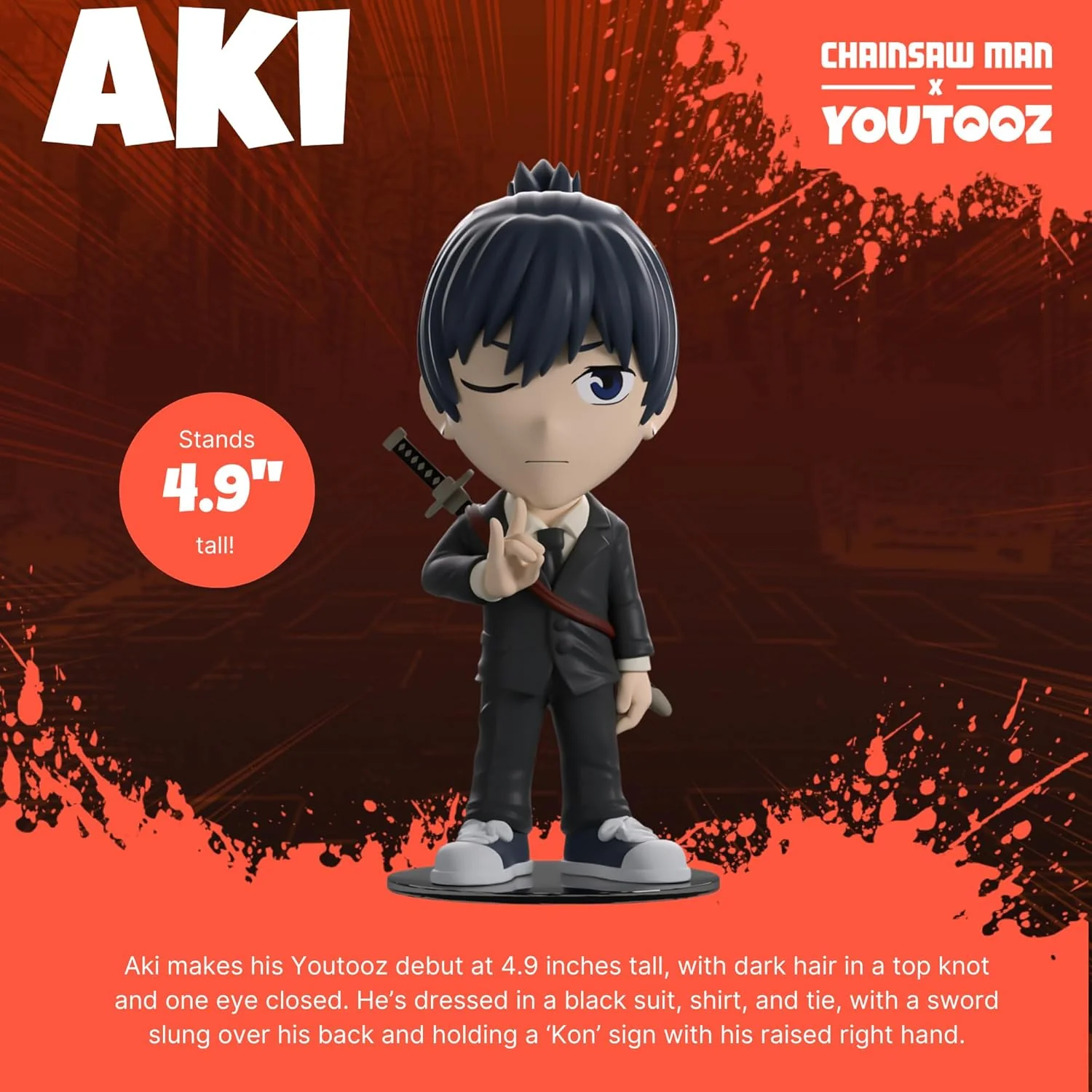 Chainsaw Man Aki Vinyl Figure - Youtooz #3 - Image 9