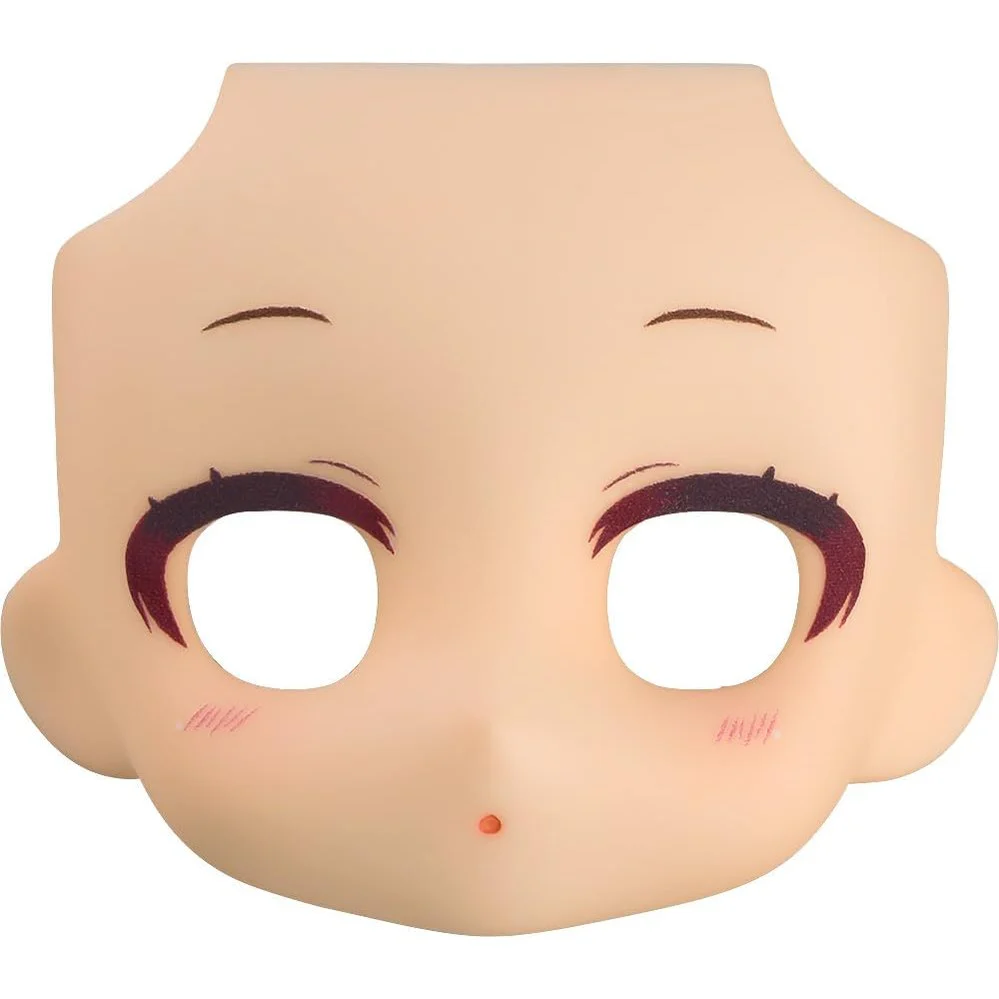 Nendoroid Figure & Doll Face Plate - Narrowed Eyes with Makeup (Almond Milk) - Good Smile Company