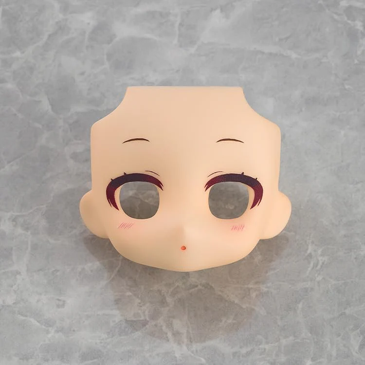 Nendoroid Figure & Doll Face Plate - Narrowed Eyes with Makeup (Almond Milk) - Good Smile Company - Image 2