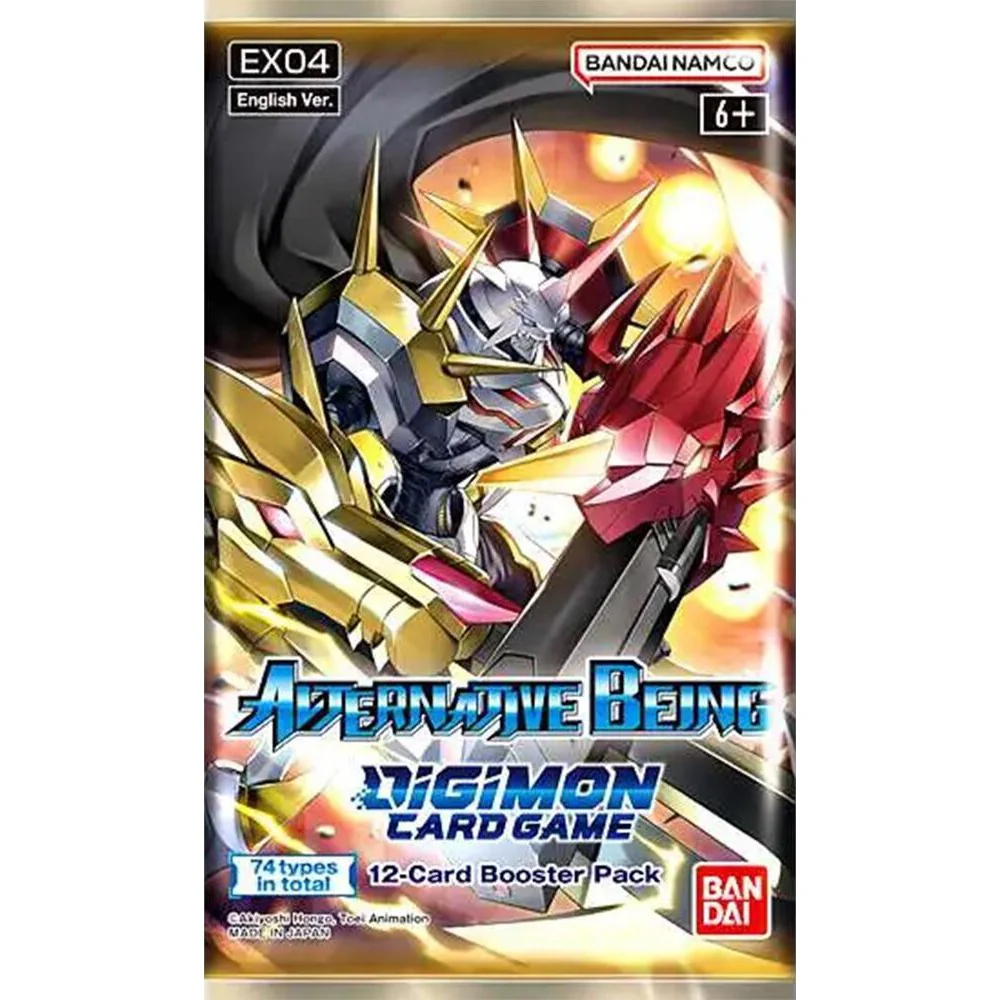 Digimon TCG Alternative Being Booster Pack (EX04) - 12 Cards - Bandai Namco