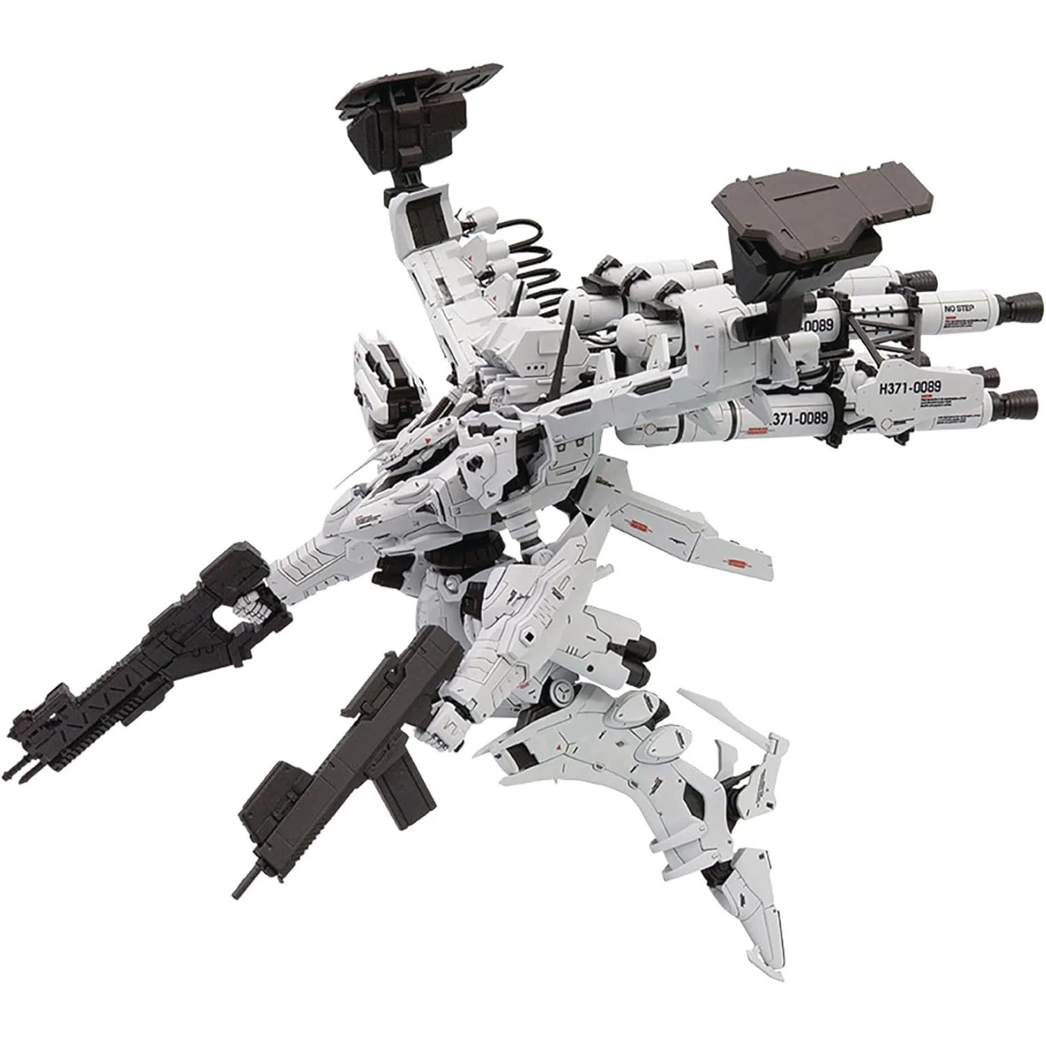 Armored Core Variable Infinity Lineark White Glint & V.O.B. 1/72 Scale Model Kit - Kotobukiya