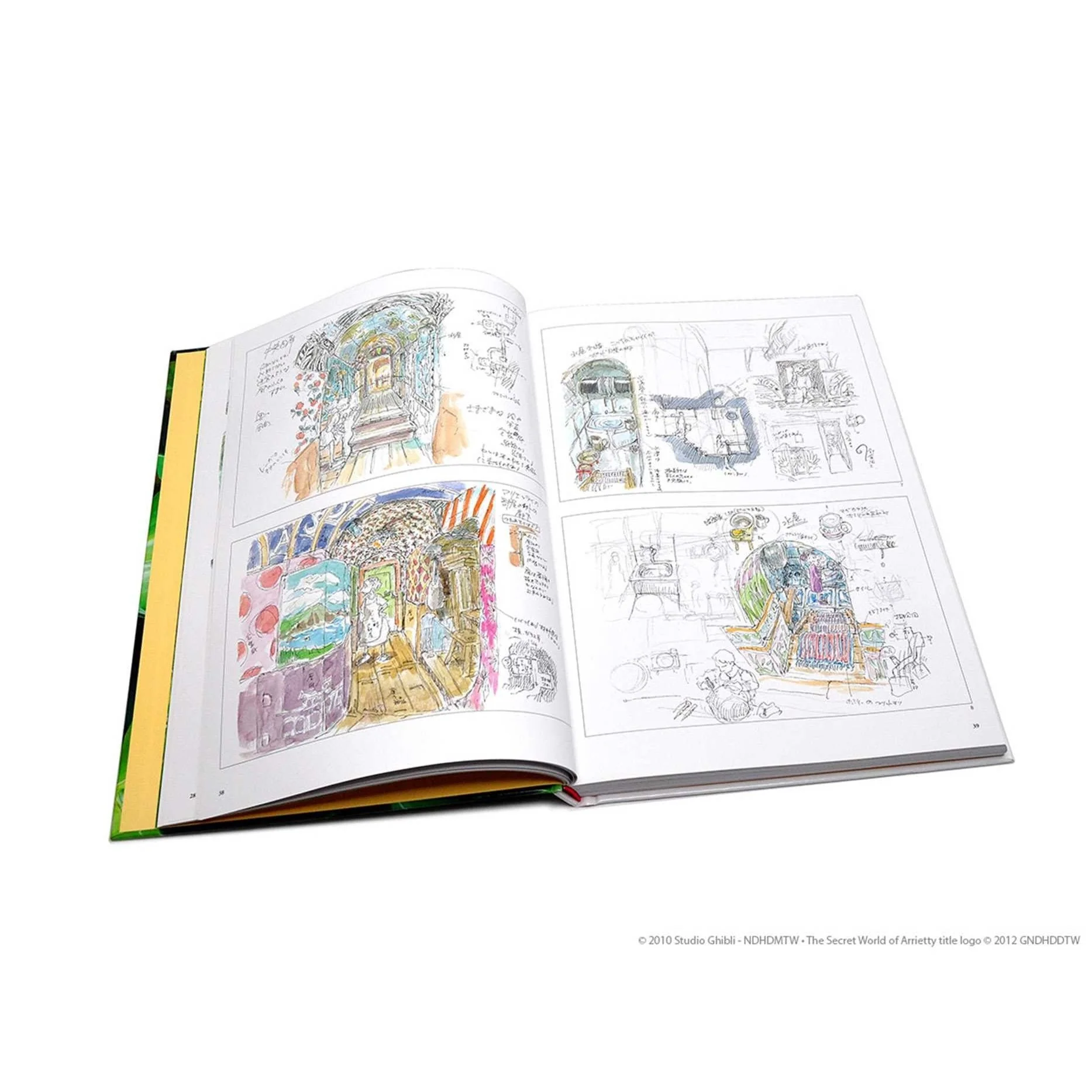 The Art of the Secret World of Arrietty by Hiromasa Yonebayashi - Hardcover Book - VIZ Media LLC - Image 4