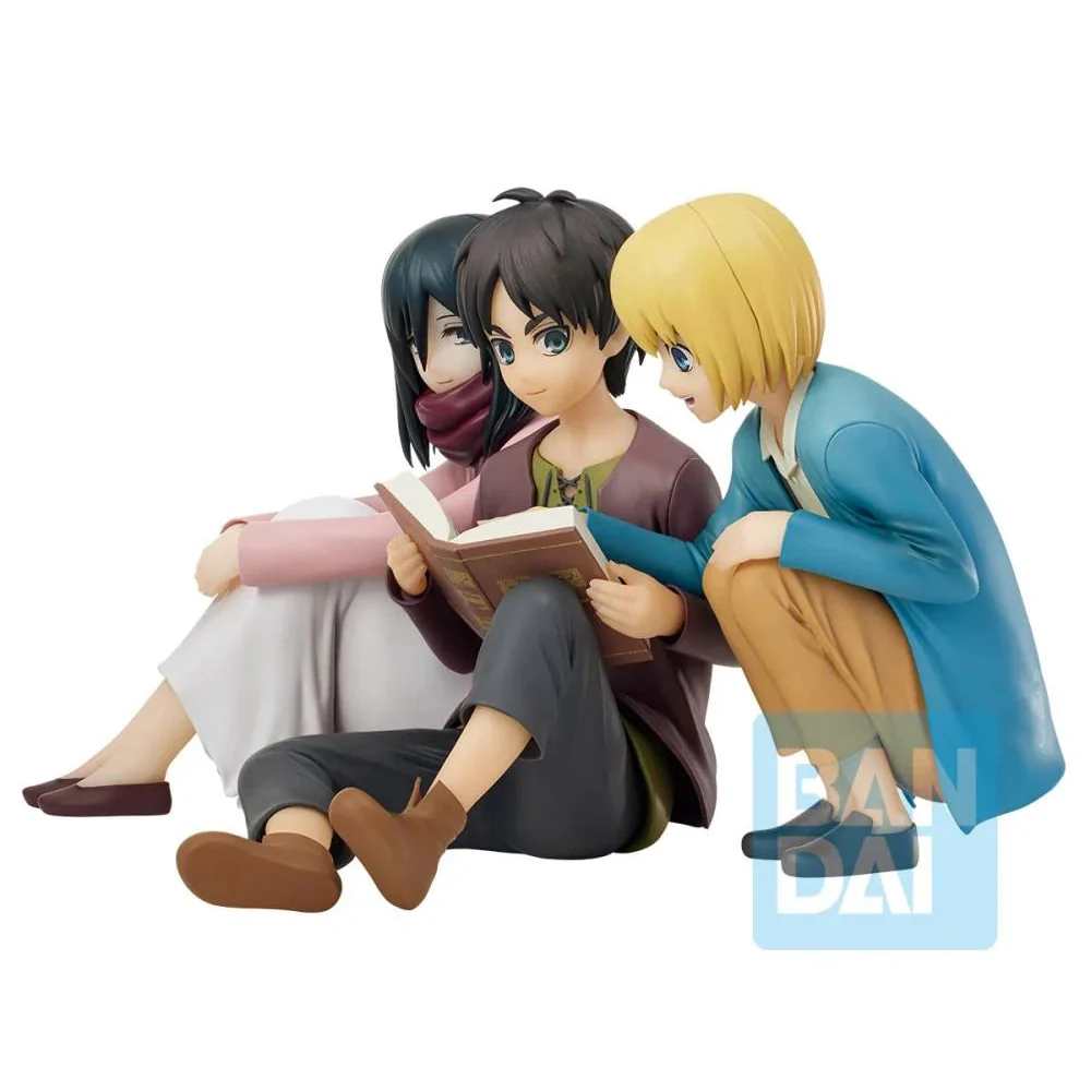 Attack on Titan Eren Jaeger, Mikasa Ackerman & Armin Arlert (Rumbling) Figure - Bandai Spirits (Ichibansho) - Image 2