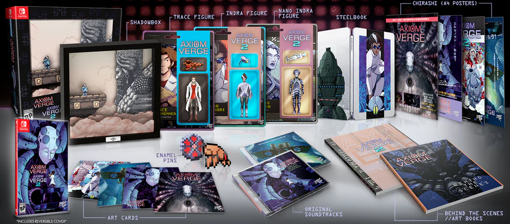 Axiom Verge 1 & 2 Double Pack Collector's Edition - Nintendo Switch - Limited Run Games #123 - Image 2
