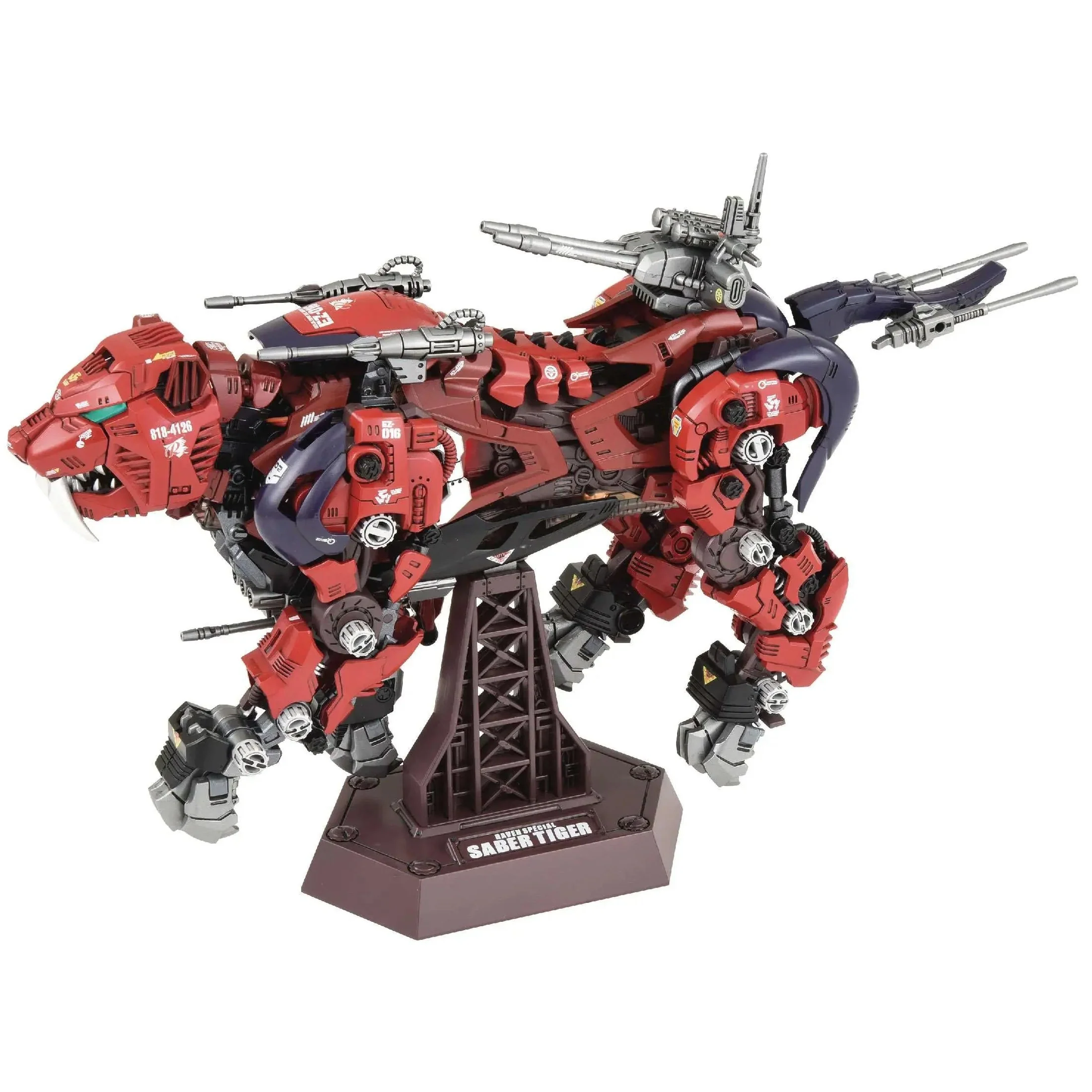 Zoids 40th Anniversary AZ-05 Saber Tiger 1/72 Scale Anime Figure Kit - Kotobukiya (Zoids Highend Master Model) - Image 2