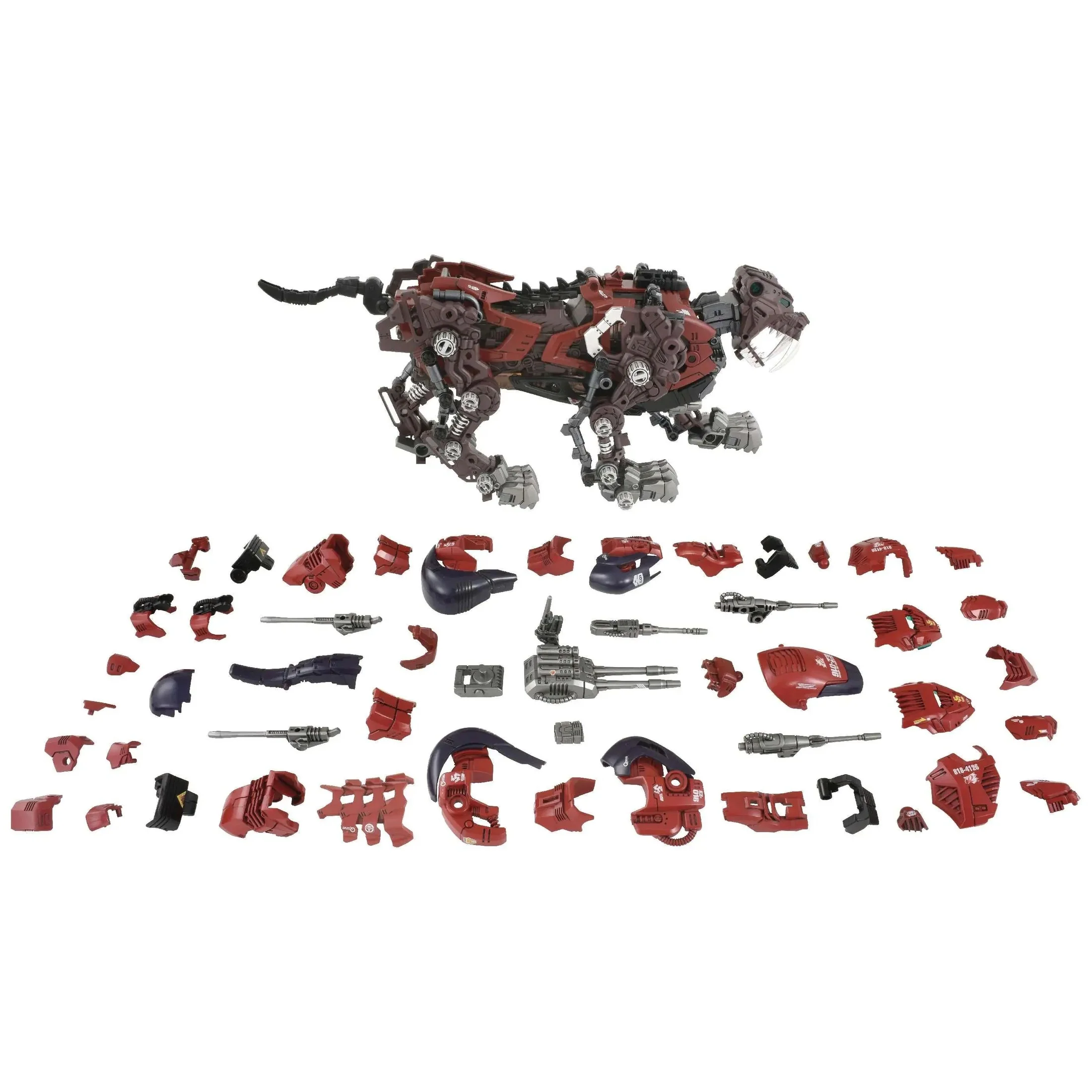 Zoids 40th Anniversary AZ-05 Saber Tiger 1/72 Scale Anime Figure Kit - Kotobukiya (Zoids Highend Master Model) - Image 4