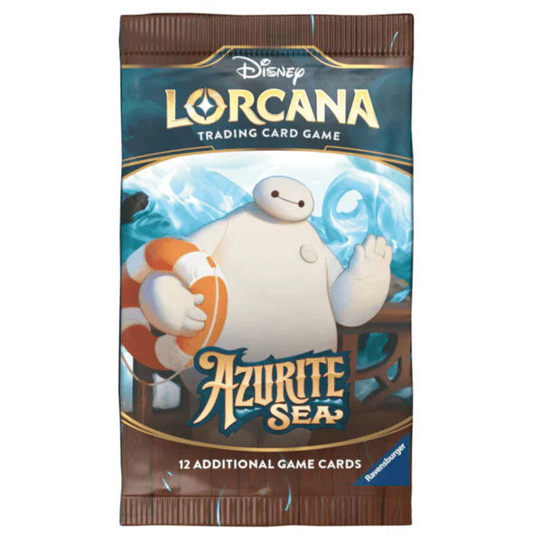 Lorcana TCG Azurite Sea Booster Pack - 12 Cards - Disney, Ravensburger - Image 2
