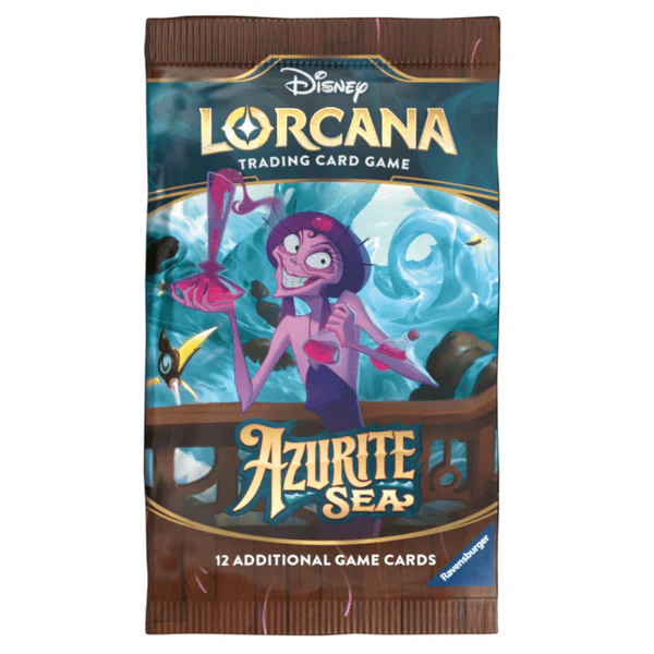 Lorcana TCG Azurite Sea Booster Pack - 12 Cards - Disney, Ravensburger - Image 3