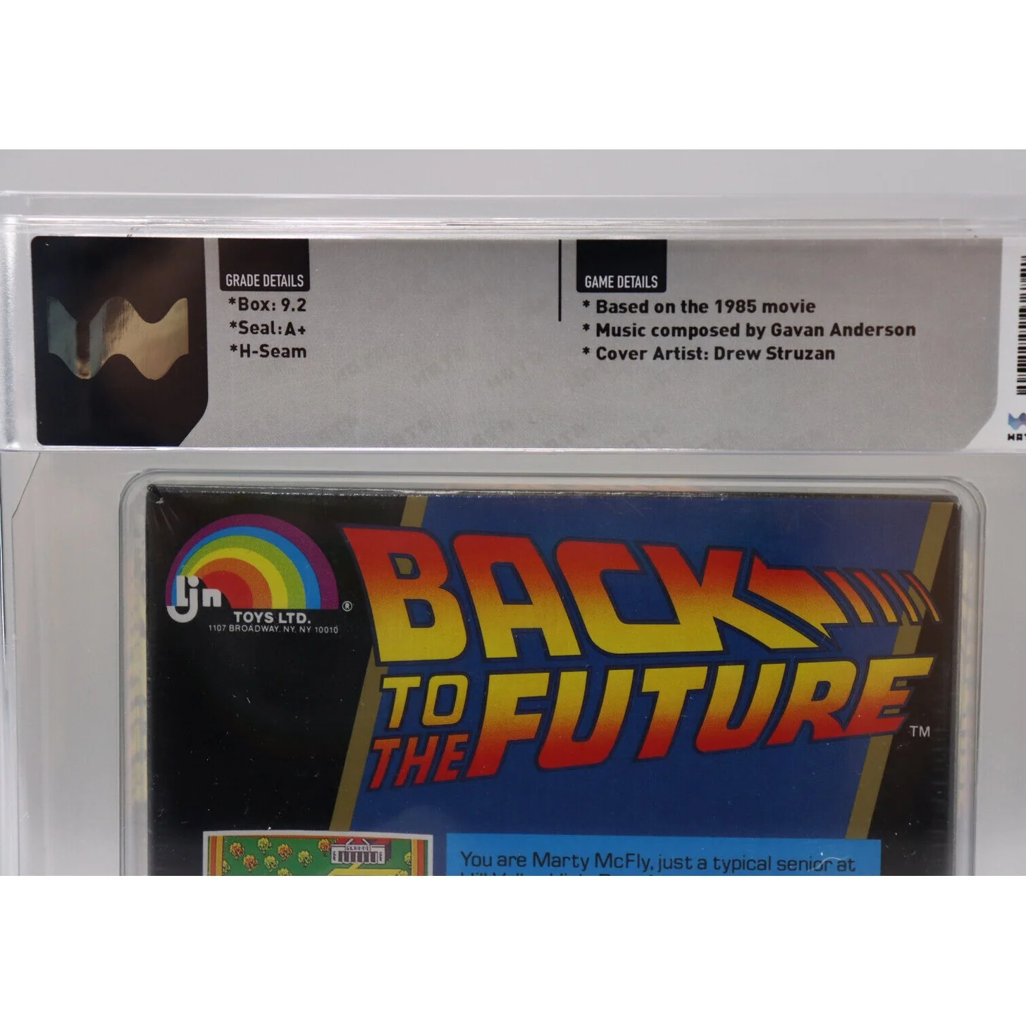 Back to the Future Nintendo NES New Factory Sealed H-Seam Wata Graded 9.2 A+ - Image 5