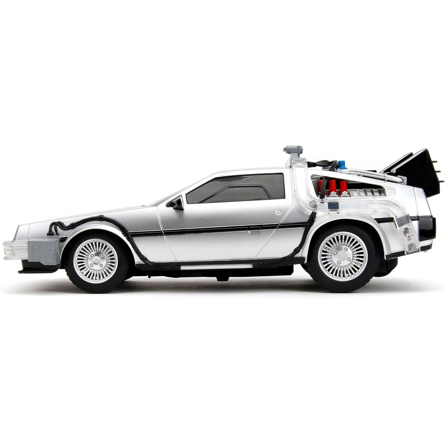 Back to the Future DeLorean Time Machine 1/16 Scale RC Car - Jada Toys - Hollywood Rides - Image 6