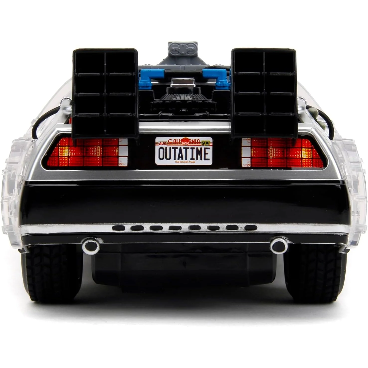 Back to the Future DeLorean Time Machine 1/16 Scale RC Car - Jada Toys - Hollywood Rides - Image 7