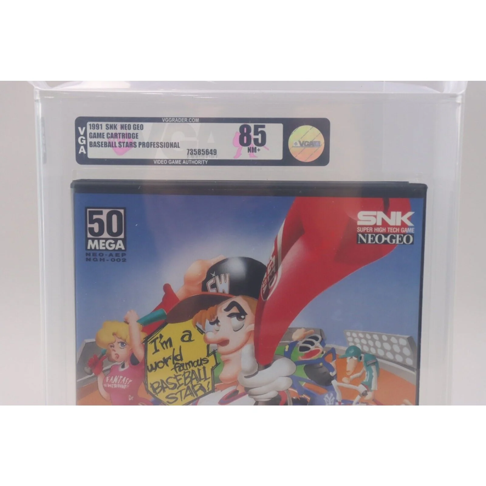 Baseball Stars Professional SNK Neo Geo New Factory Sealed VGA Graded 85 NM+ - Image 2