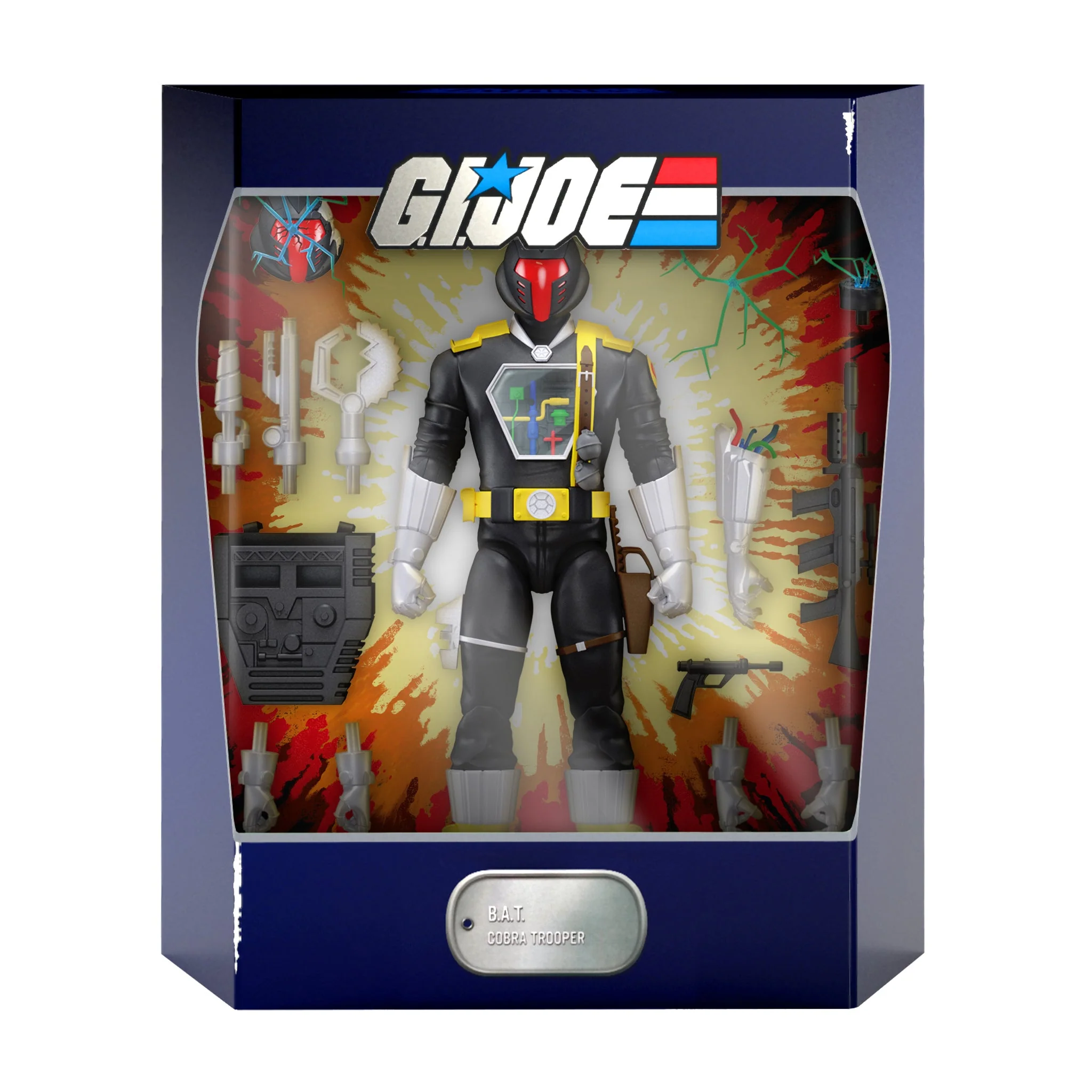 G.I. Joe ULTIMATES! Cobra B.A.T. Wave 1 Super7 Figure - Image 3
