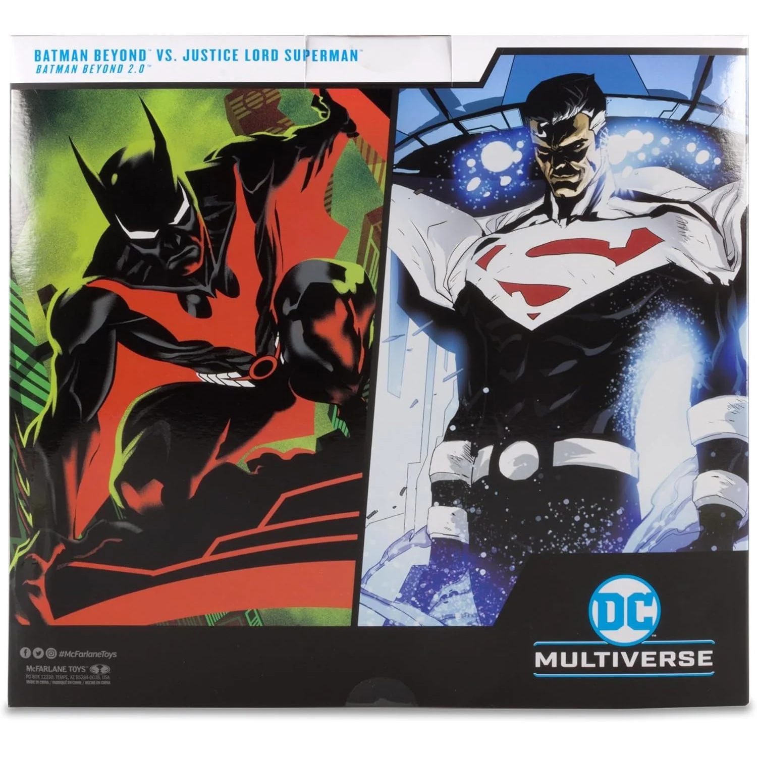 DC Multiverse Batman Beyond vs. Justice Lord Superman Action Figure Set - McFarlane Toys - Image 16