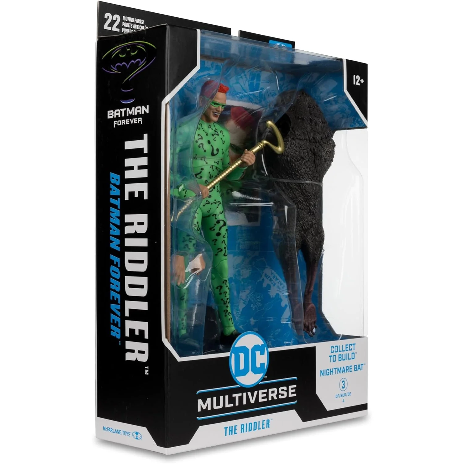 DC Multiverse Batman Forever The Riddler Action Figure - McFarlane Toys - (Nightmare Bat CTB) - Image 11