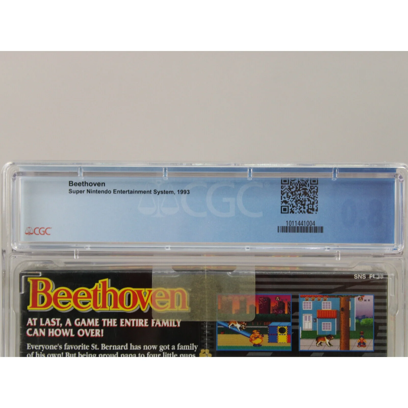Beethoven Super Nintendo SNES 1993 New Factory Sealed CGC Graded 8.0 B+ VGA Wata - Image 4