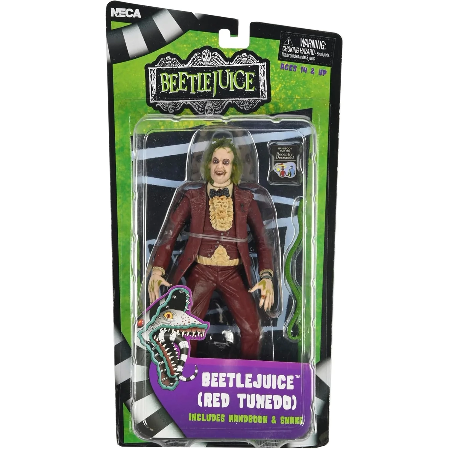 Beetlejuice (1988) Beetlejuice (Red Tuxedo) Action Figure - NECA - Image 8