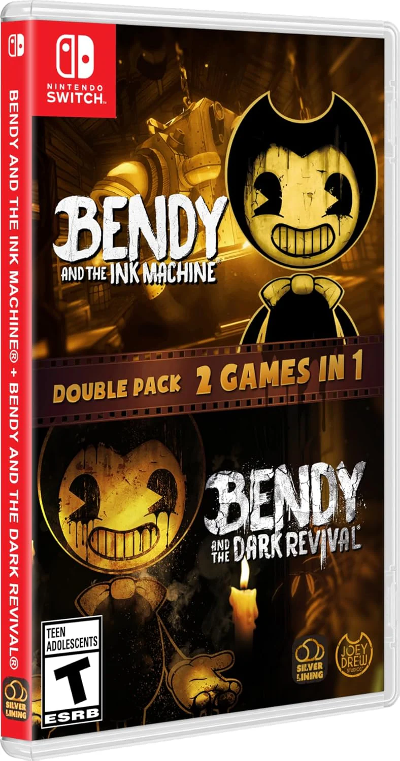 Bendy Double Pack (Bendy and the Ink Machine + Bendy and the Dark Revival) - Nintendo Switch - Silver Lining Interactive - Image 2