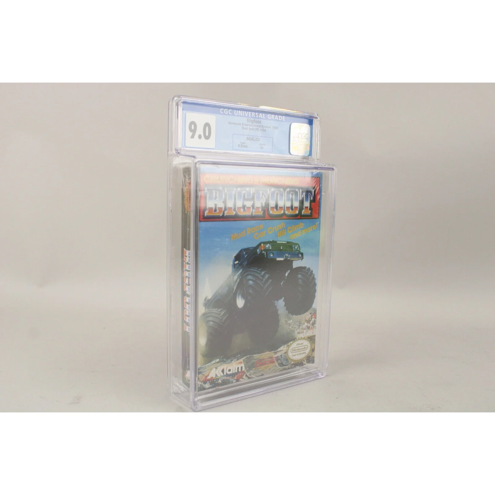 Bigfoot Nintendo NES 1990 New Factory Sealed H-Seam CGC Graded 9.0 A+ VGA Wata - Image 6