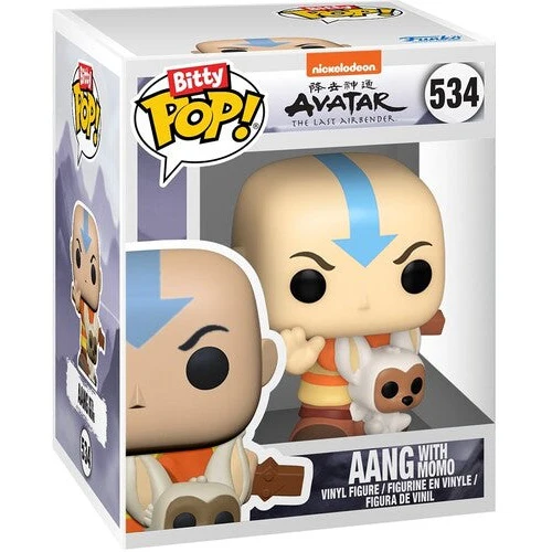 Avatar: The Last Airbender Aang with Momo & Appa Vinyl Mini Figure 2-Pack - Funko - Bitty POP! #534 & 540 - Image 2