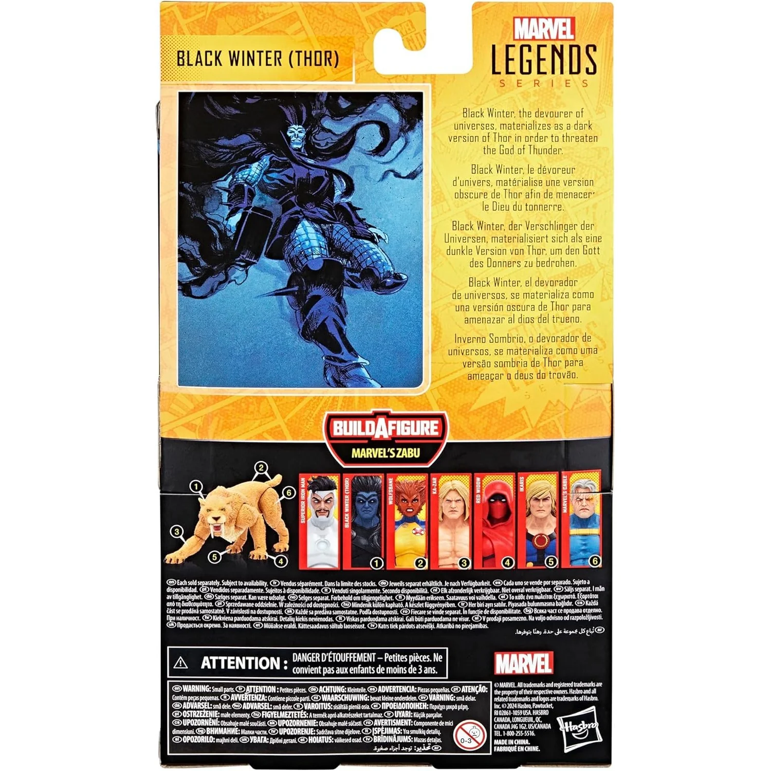 Thor Black Winter Thor Action Figure  (Zabu BAF) - Hasbro - Marvel Legends - Image 8