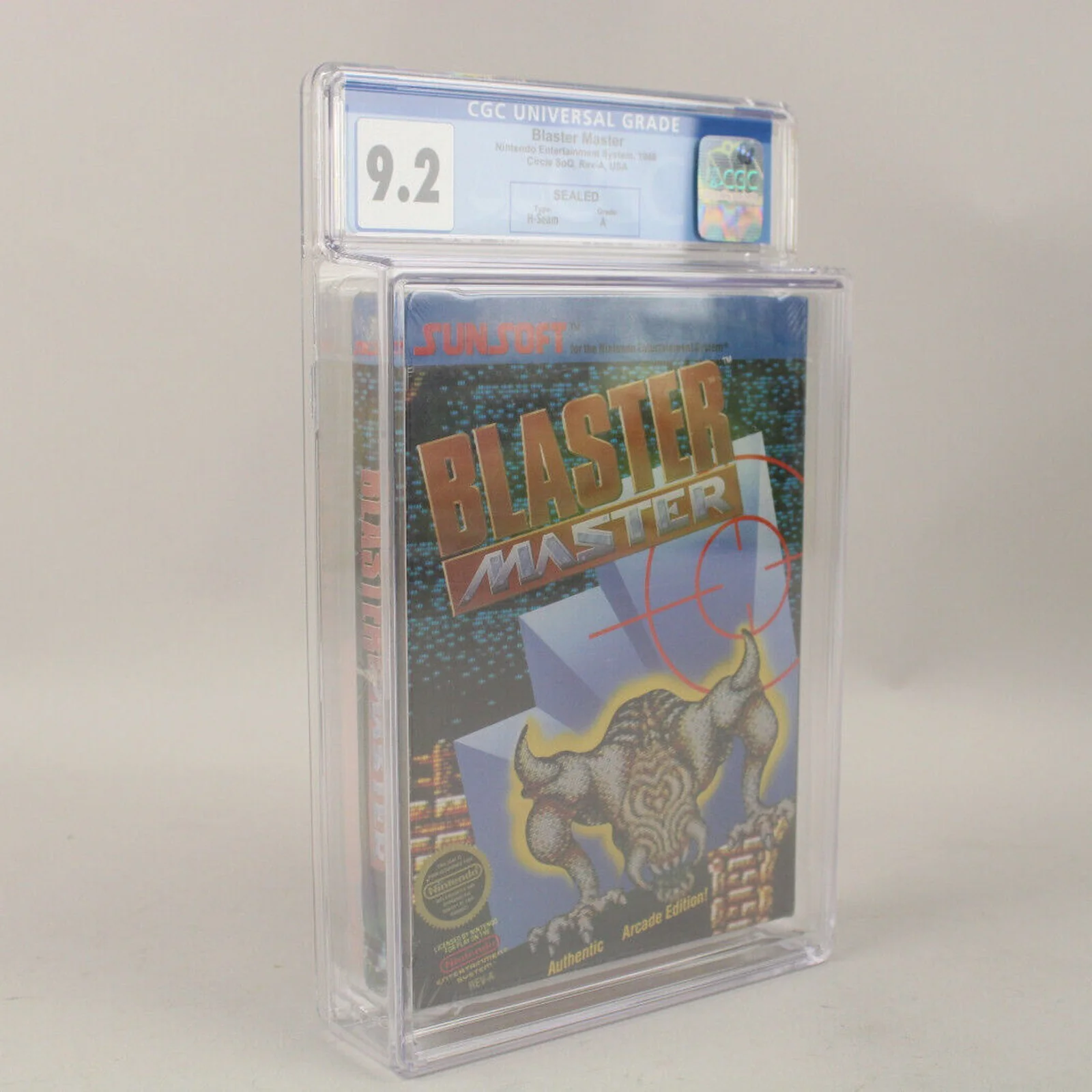 Blaster Master Nintendo NES Ex. Rare Circle Seal Ver. CGC Graded 9.2 A VGA Wata - Image 6