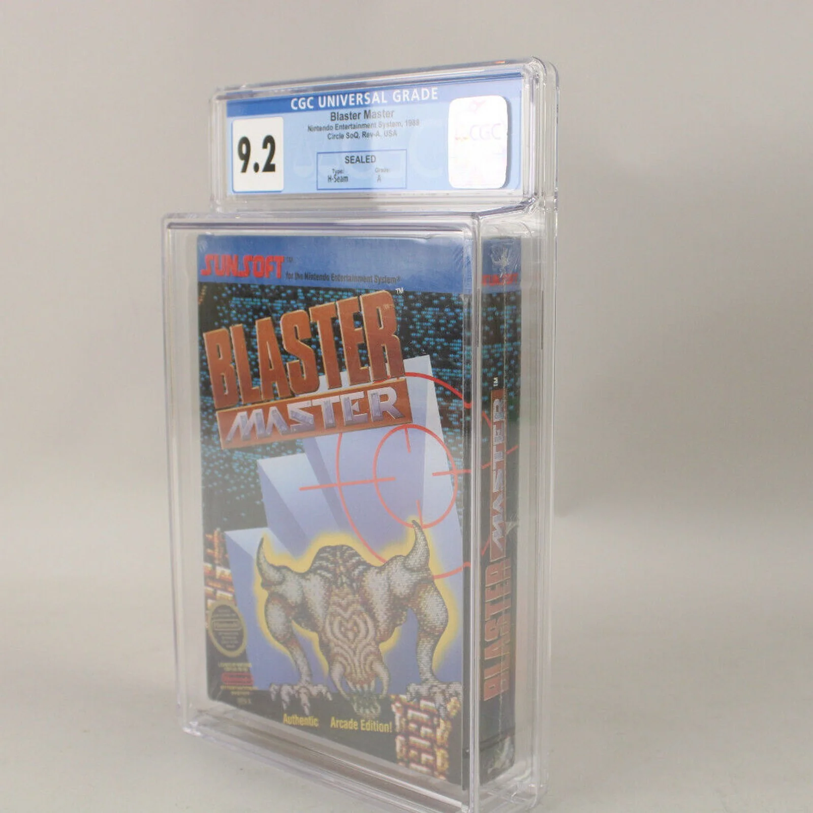 Blaster Master Nintendo NES Ex. Rare Circle Seal Ver. CGC Graded 9.2 A VGA Wata - Image 7