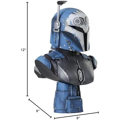 Star Wars: The Mandalorian Bo-Katan Kryze 1/2 Scale Resin Bust - Gentle Giant (Legends in 3-Dimensions) - Image 4