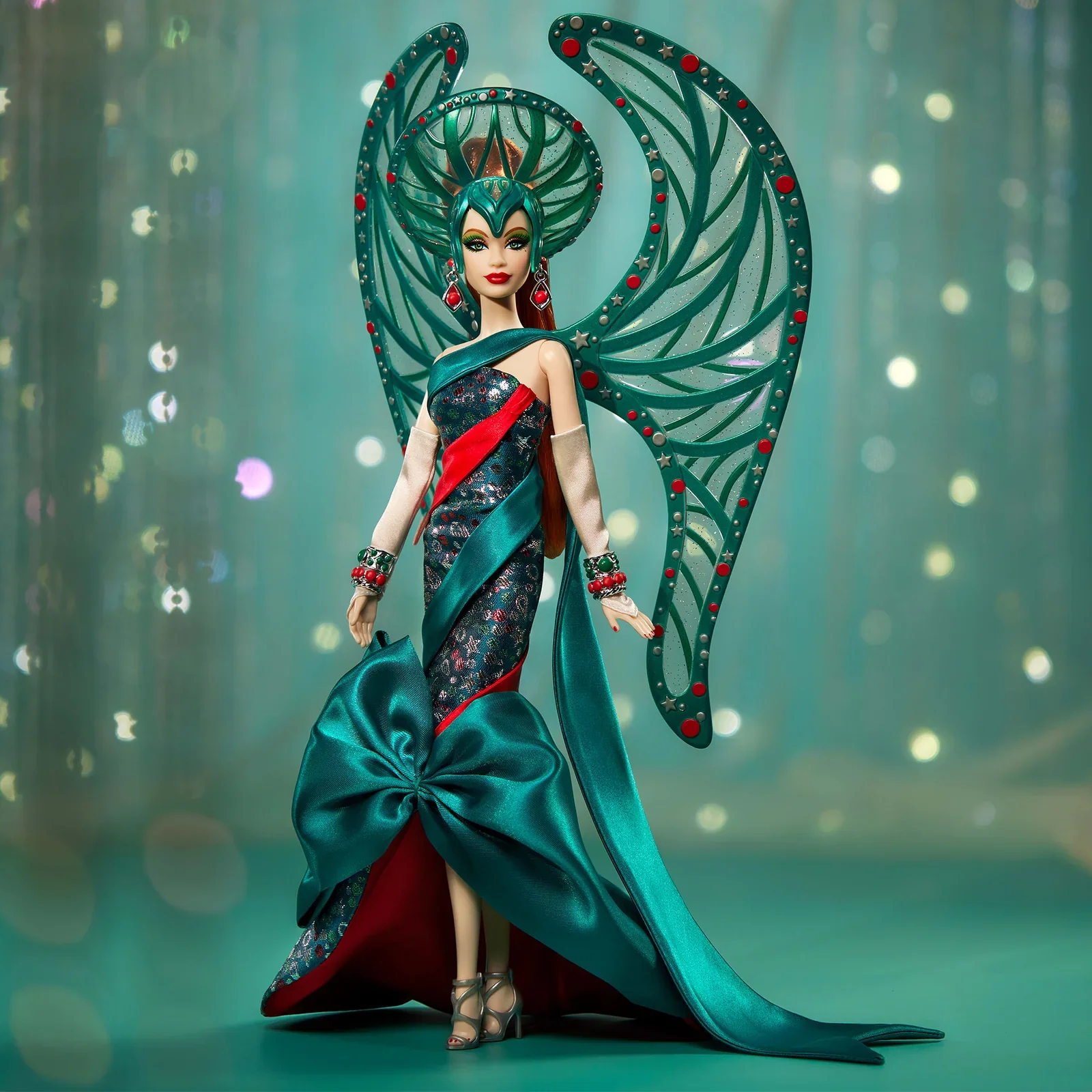 Bob Mackie Holiday Angel Barbie Doll - Mattel Creations - Image 10