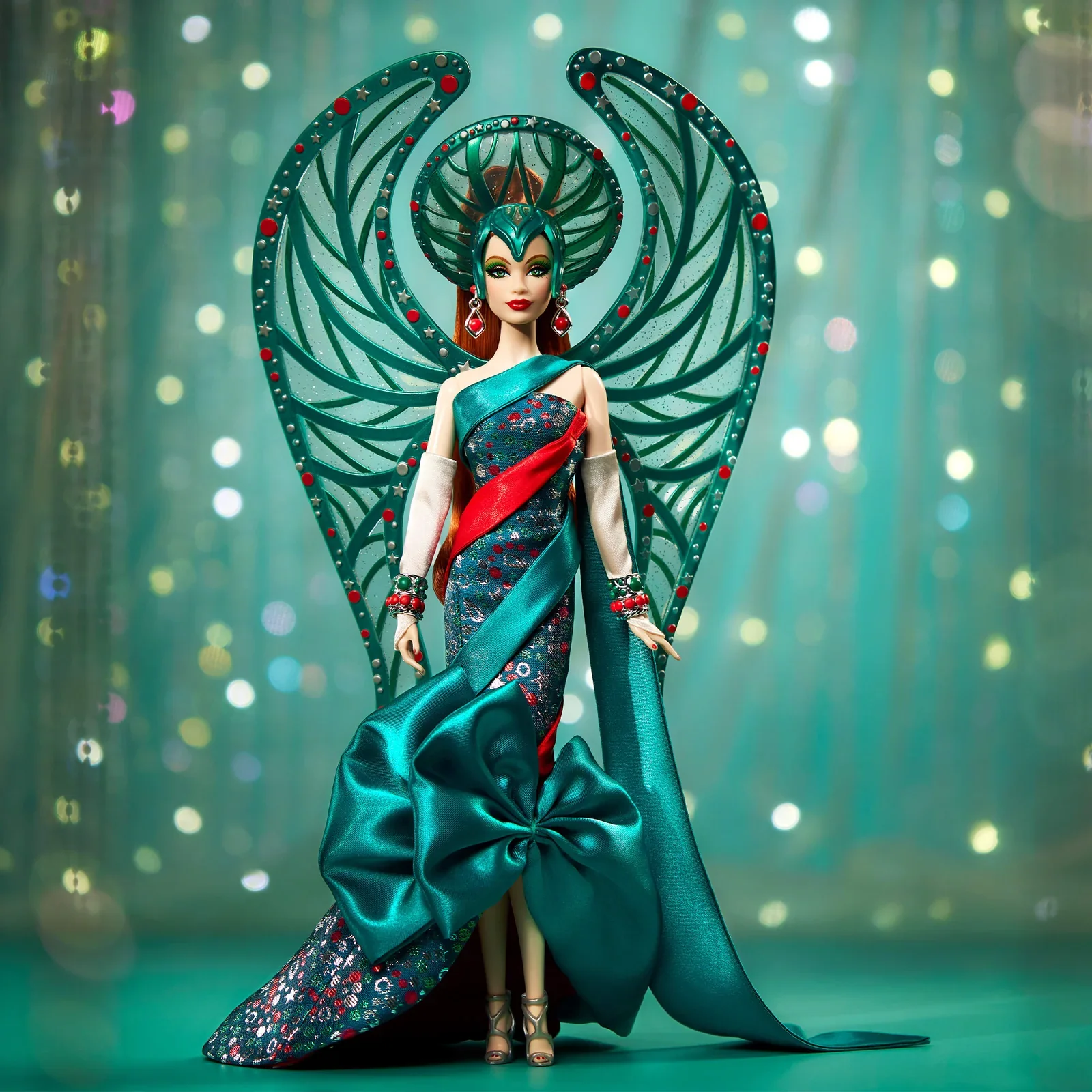 Bob Mackie Holiday Angel Barbie Doll - Mattel Creations - Image 2