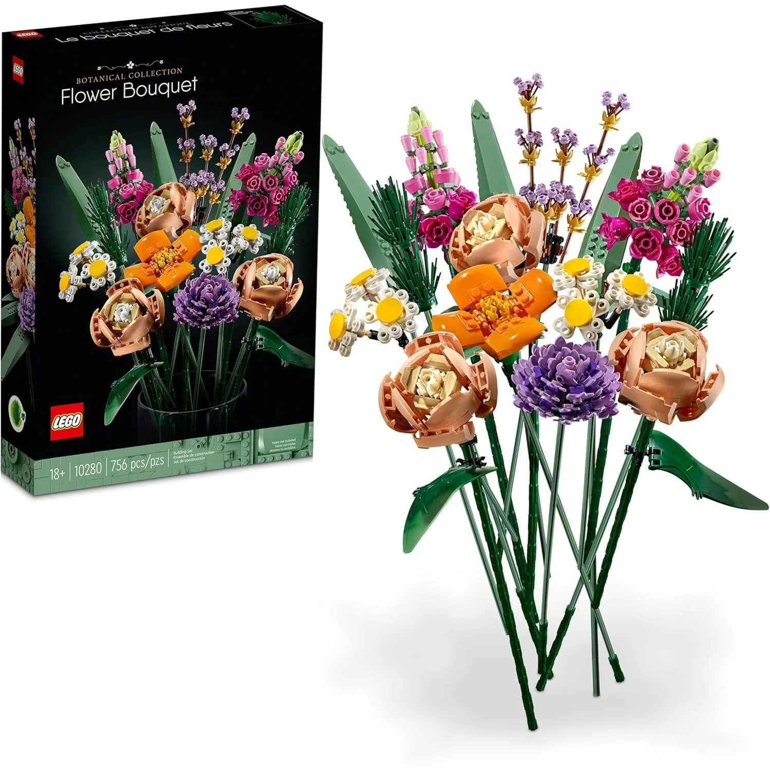LEGO Icons Botanical Collection Flower Bouquet Building Set - LEGO #10280