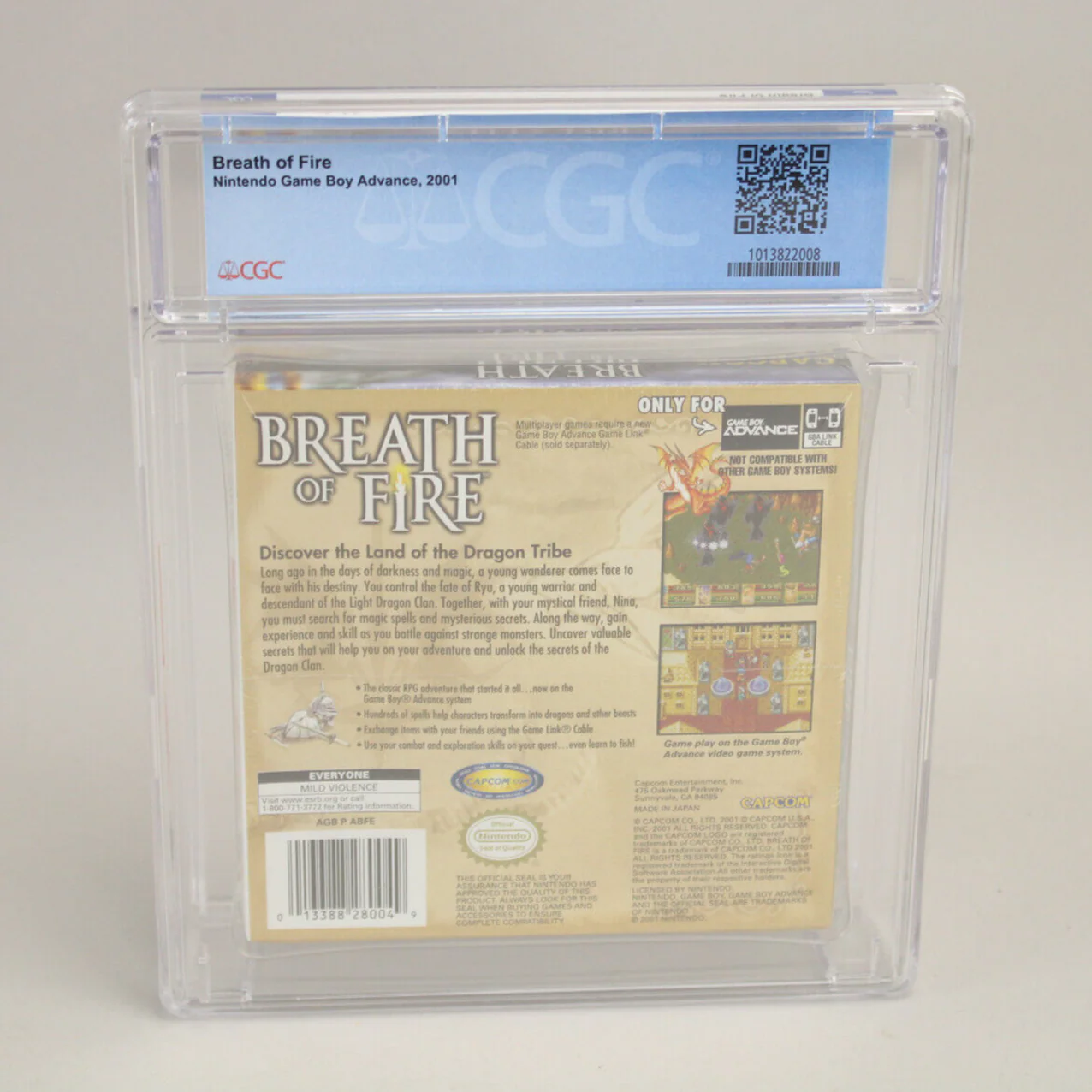 Breath of Fire Nintendo Game Boy Advance GBA New Sealed H-Seam CGC Graded 9.0 A+ - Image 3