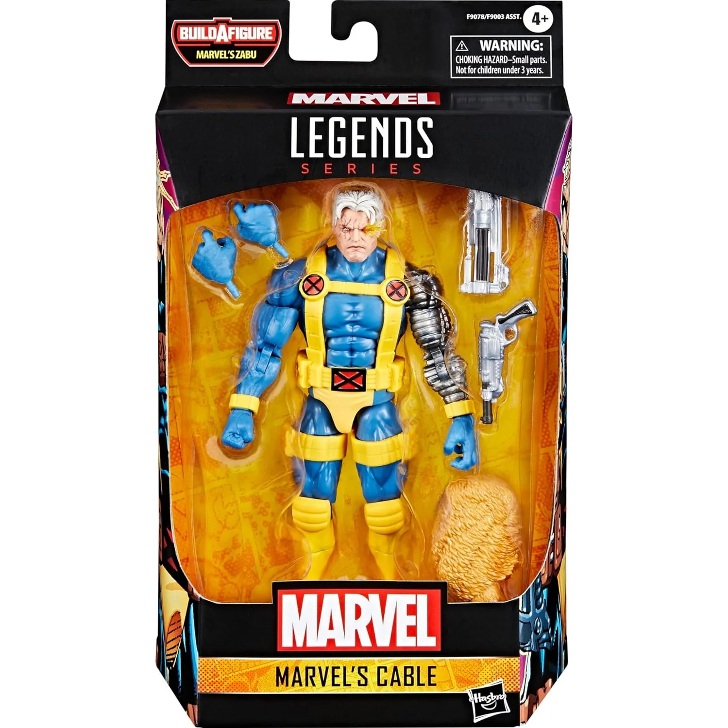 X-Men Cable Action Figure (Zabu BAF) - Hasbro - Marvel Legends - Image 2