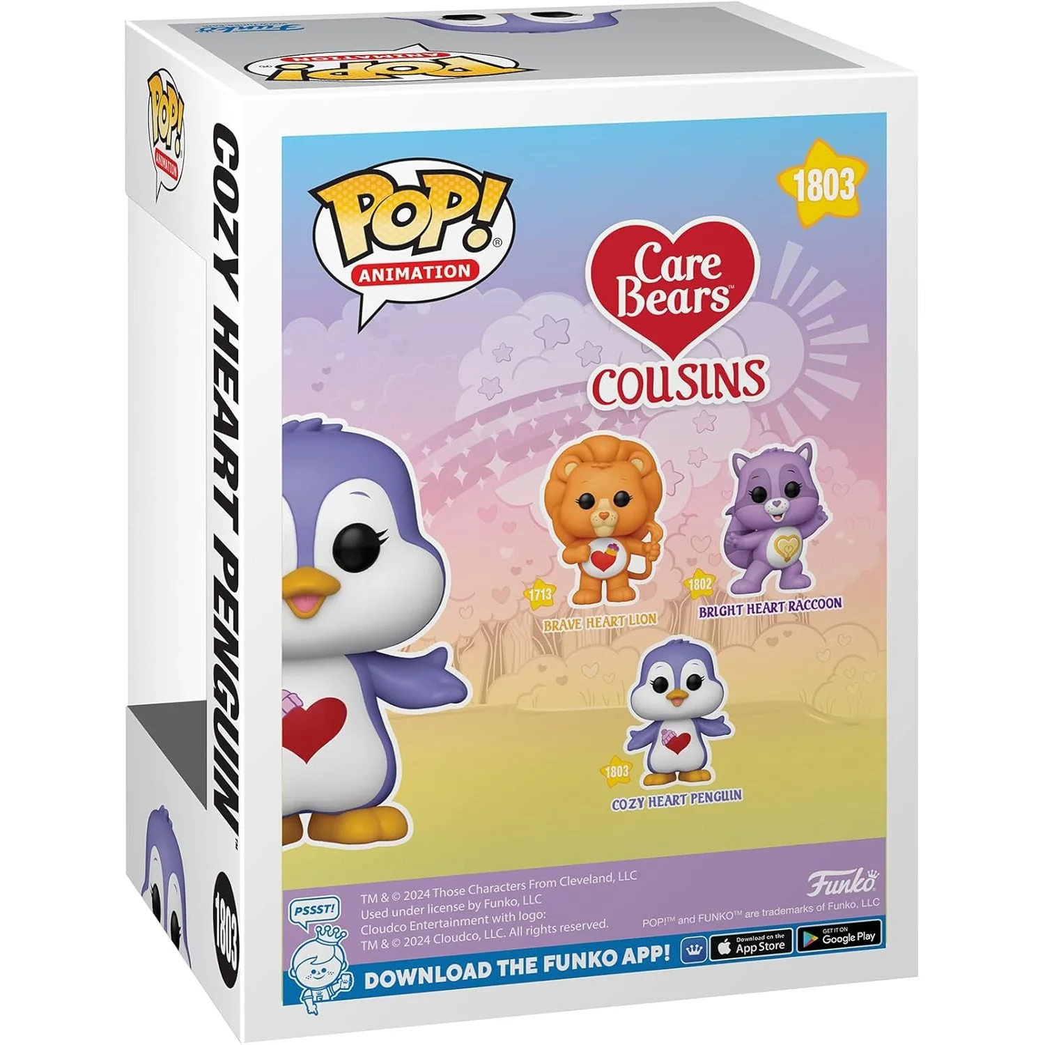 Care Bears Cousins Cozy Heart Penguin Vinyl Figure - Funko - POP! Animation #1803 - Image 3