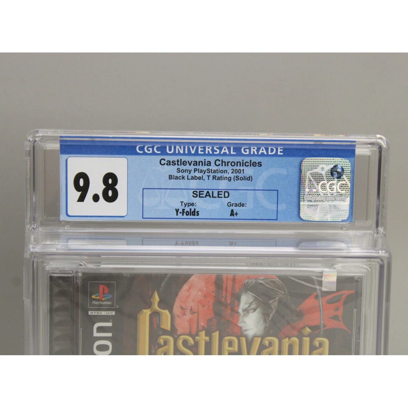 Castlevania Chronicles Sony PlayStation PS1 PSX New Sealed CGC 9.8 A+ Perfect! - Image 2